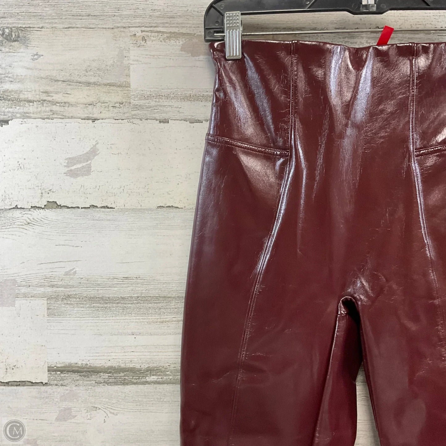 Pants Leggings By Spanx In Red, Size: M