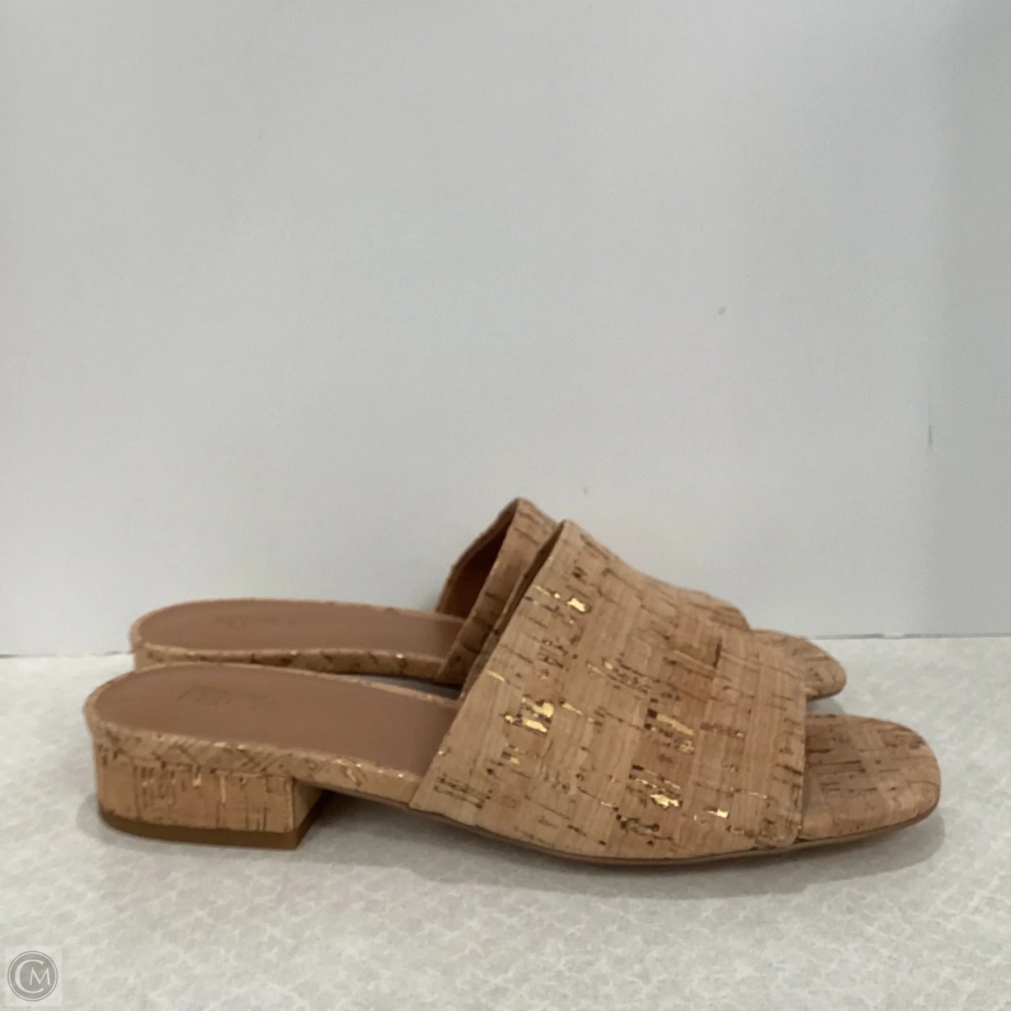 Sandals Heels Block By Nordstrom In Tan, Size: 7.5