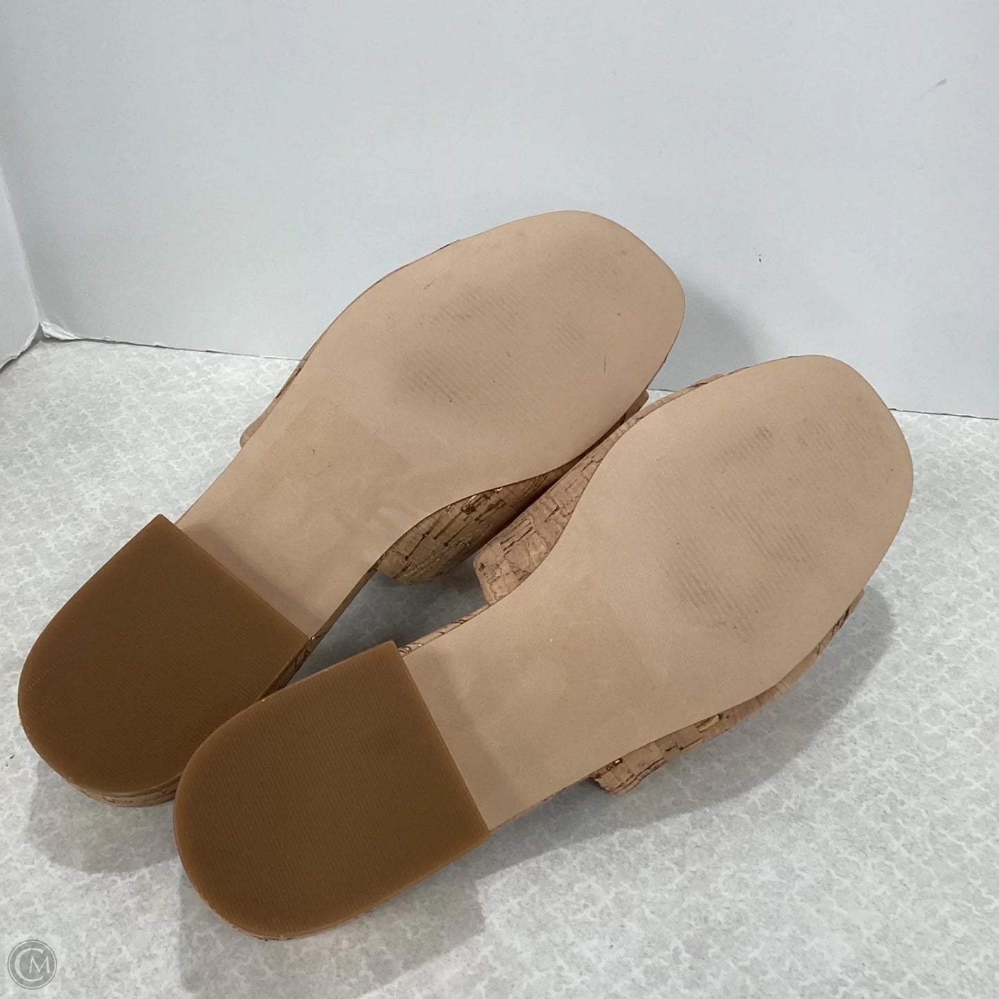 Sandals Heels Block By Nordstrom In Tan, Size: 7.5