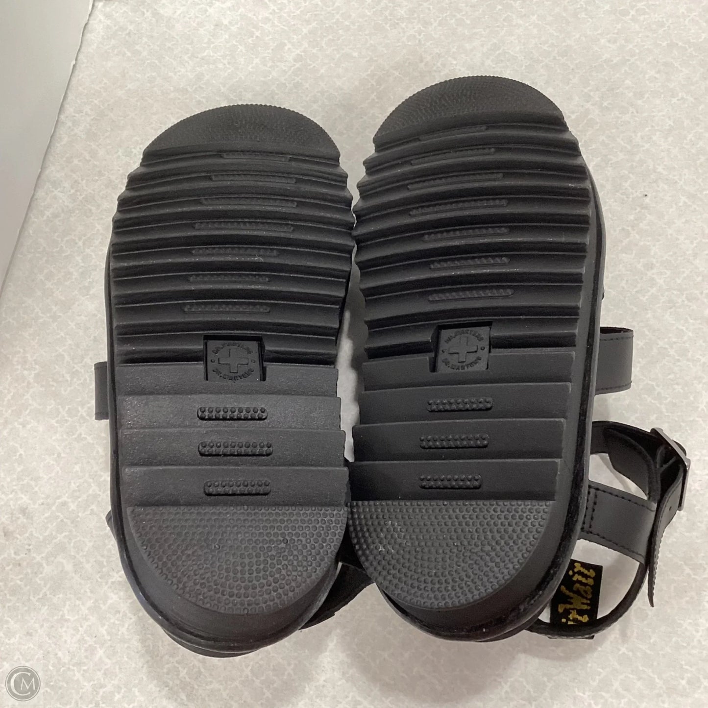 Sandals Flats By Dr Martens In Black, Size: 9