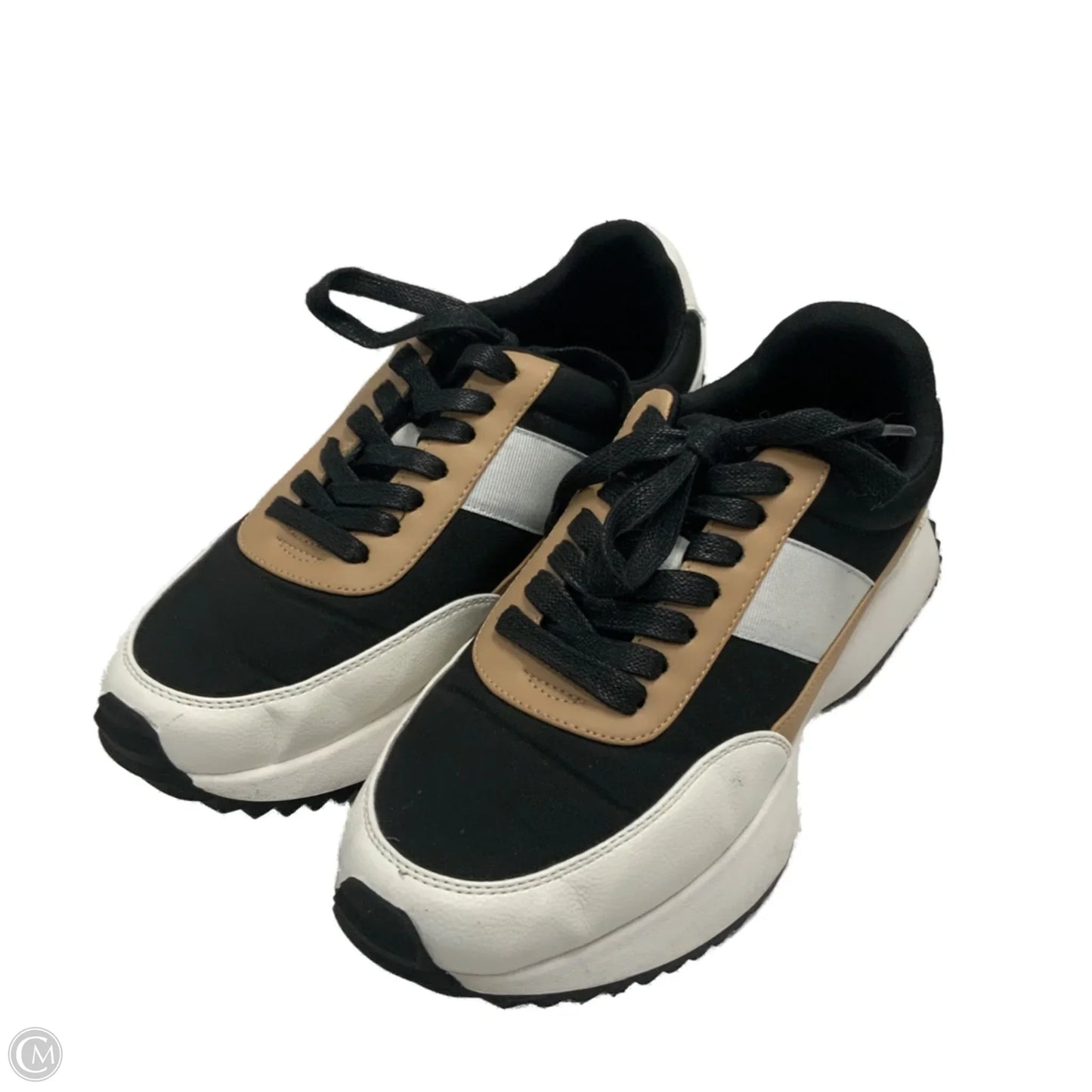 Shoes Sneakers By Dv In Black, Size: 7.5