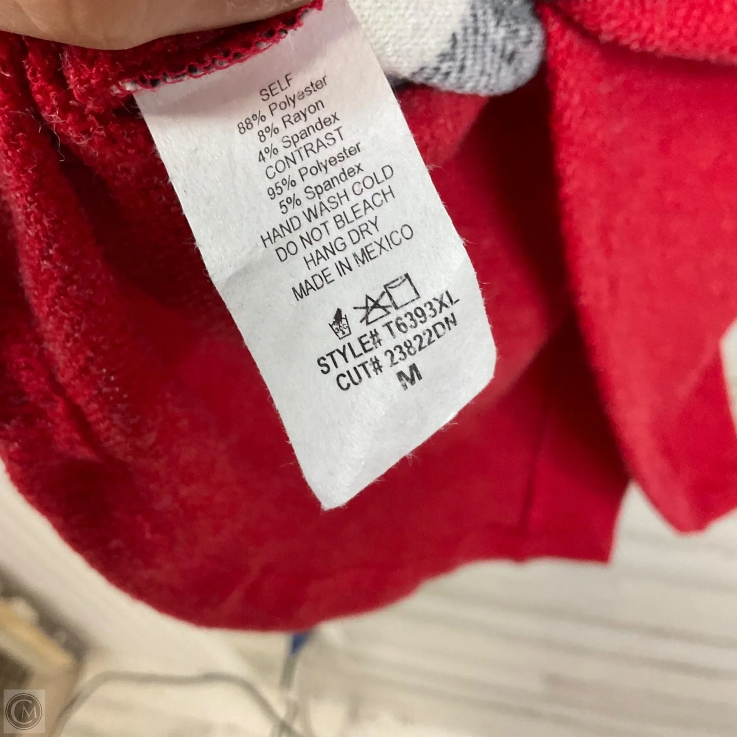 Top Long Sleeve By White Birch In Red, Size: M