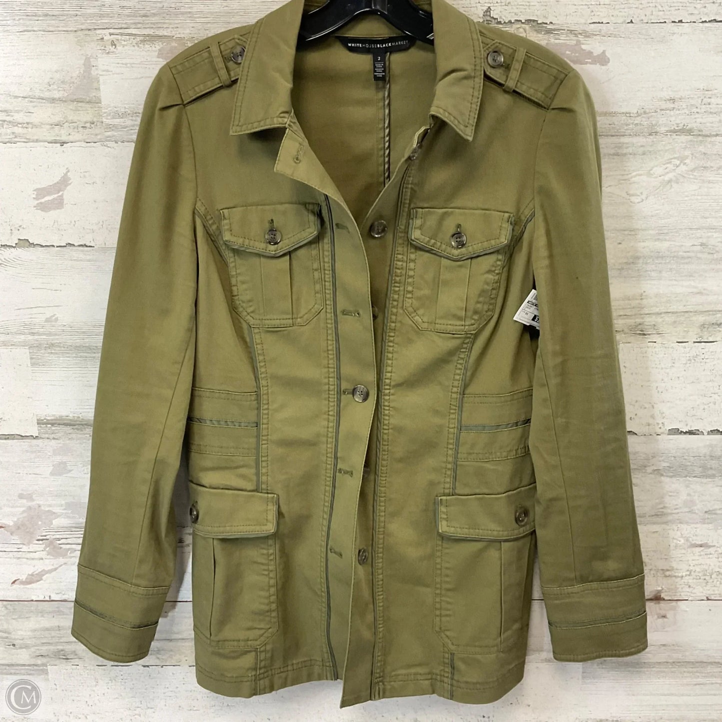 Jacket Other By White House Black Market In Green, Size: Xs