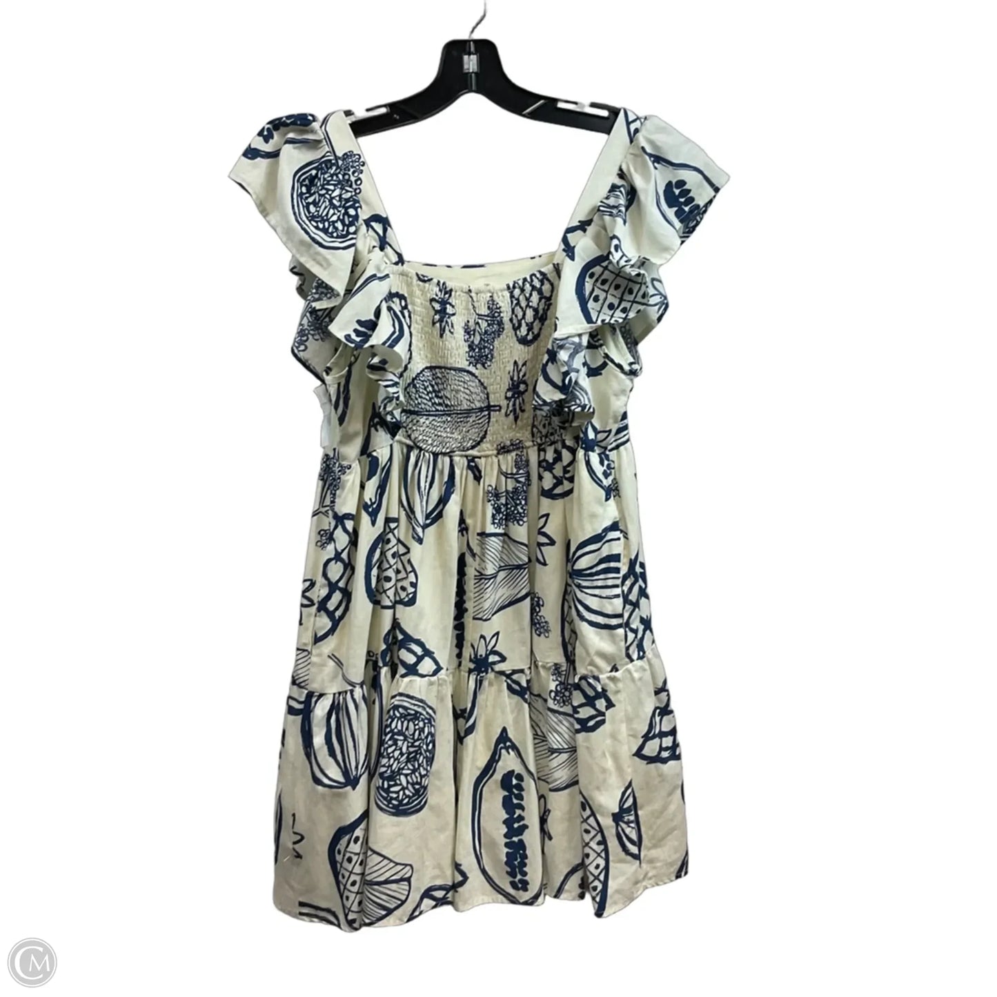 Dress Casual Short By Entro In Cream, Size: M