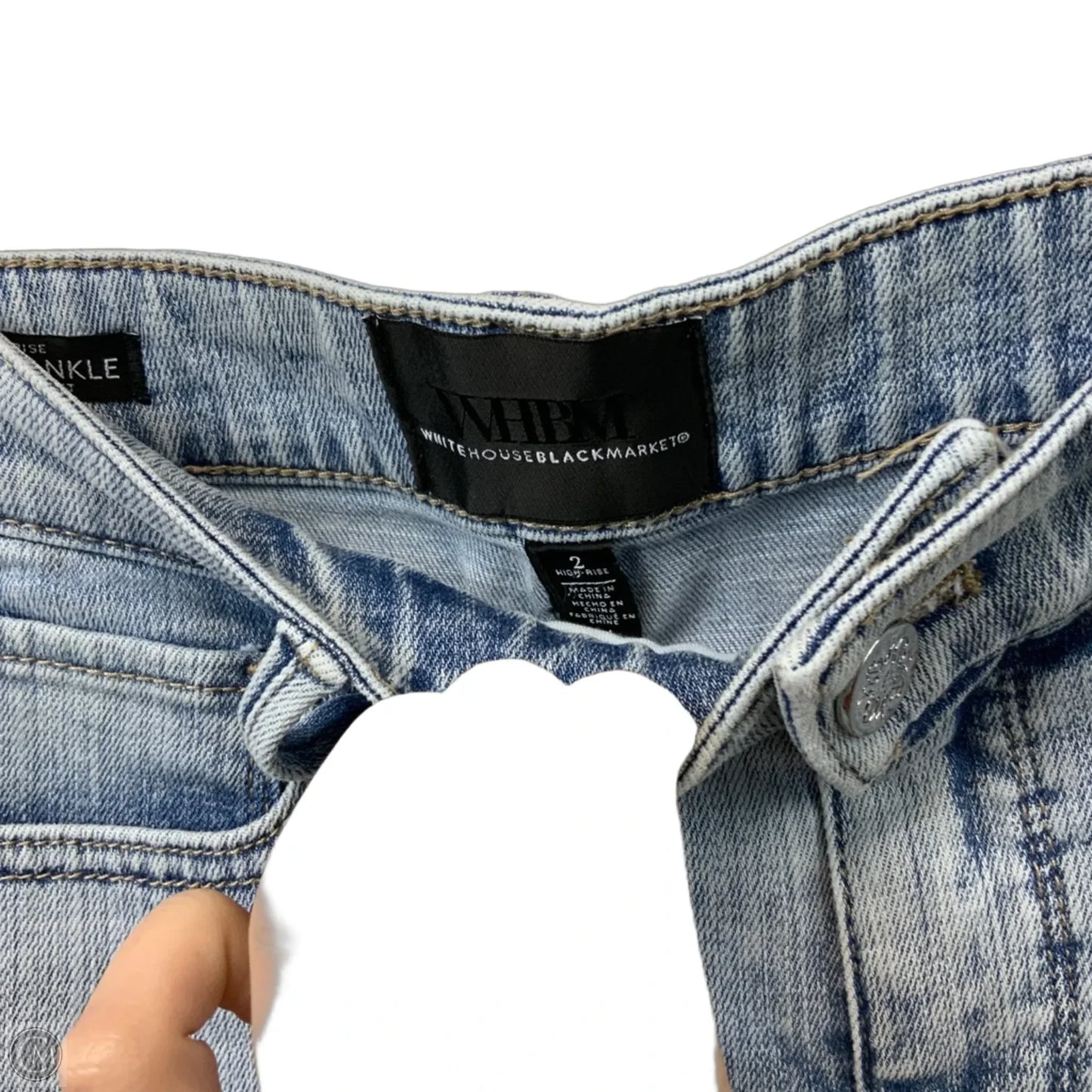 Jeans Skinny By White House Black Market In Blue Denim, Size: 2
