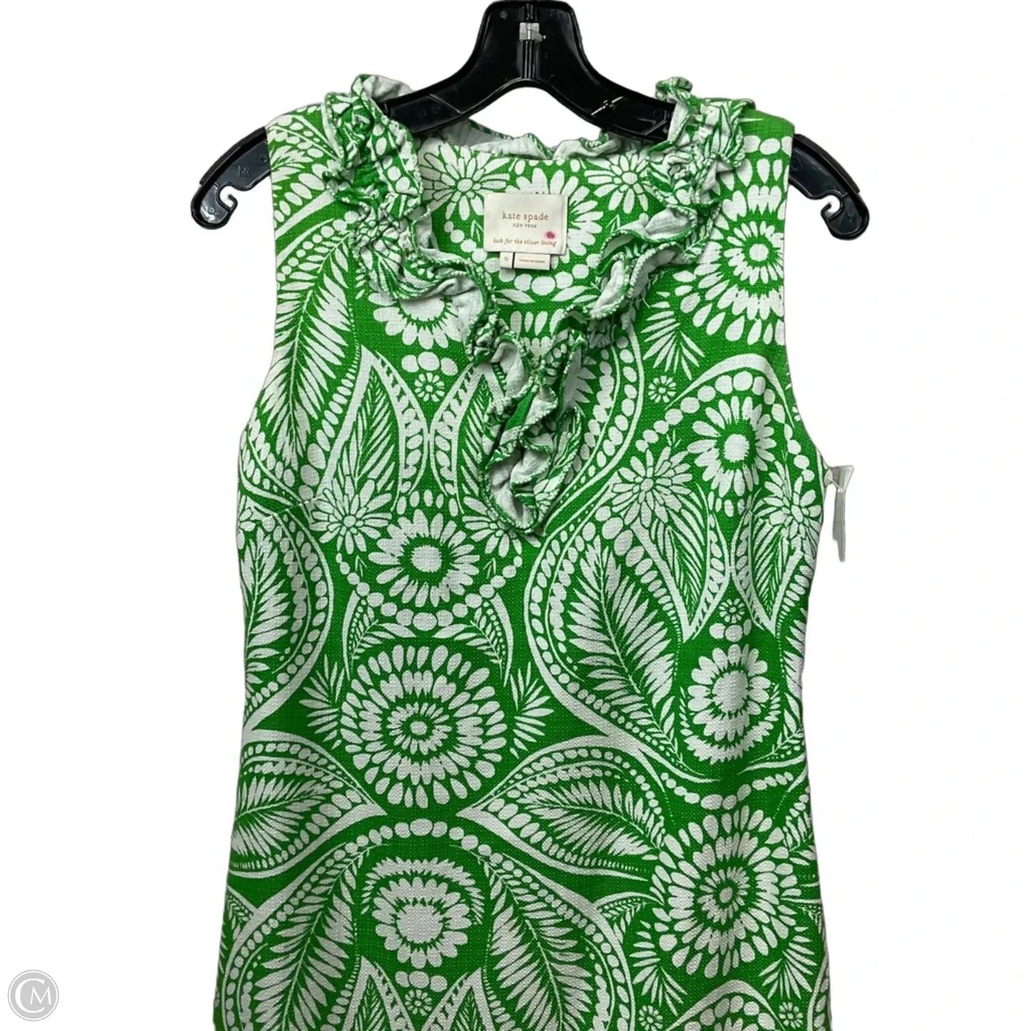Dress Designer By Kate Spade In Green, Size: S