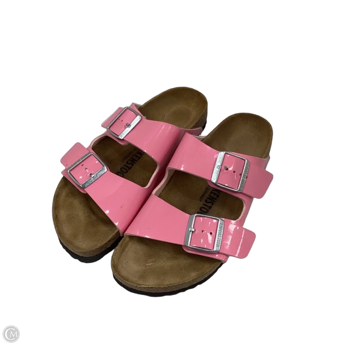 Sandals Flats By Birkenstock In Pink, Size: 7