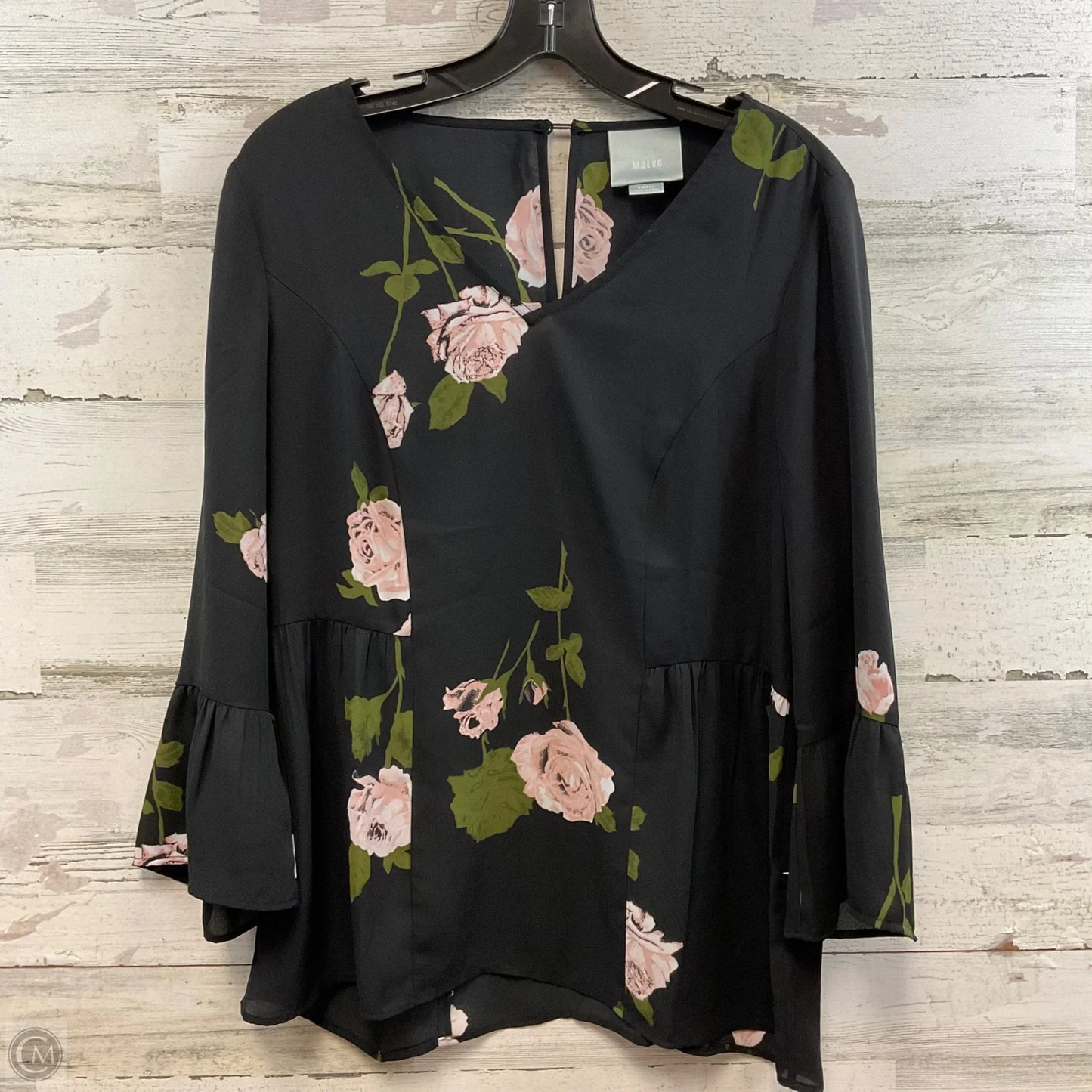 Top 3/4 Sleeve By Maeve In Black, Size: S