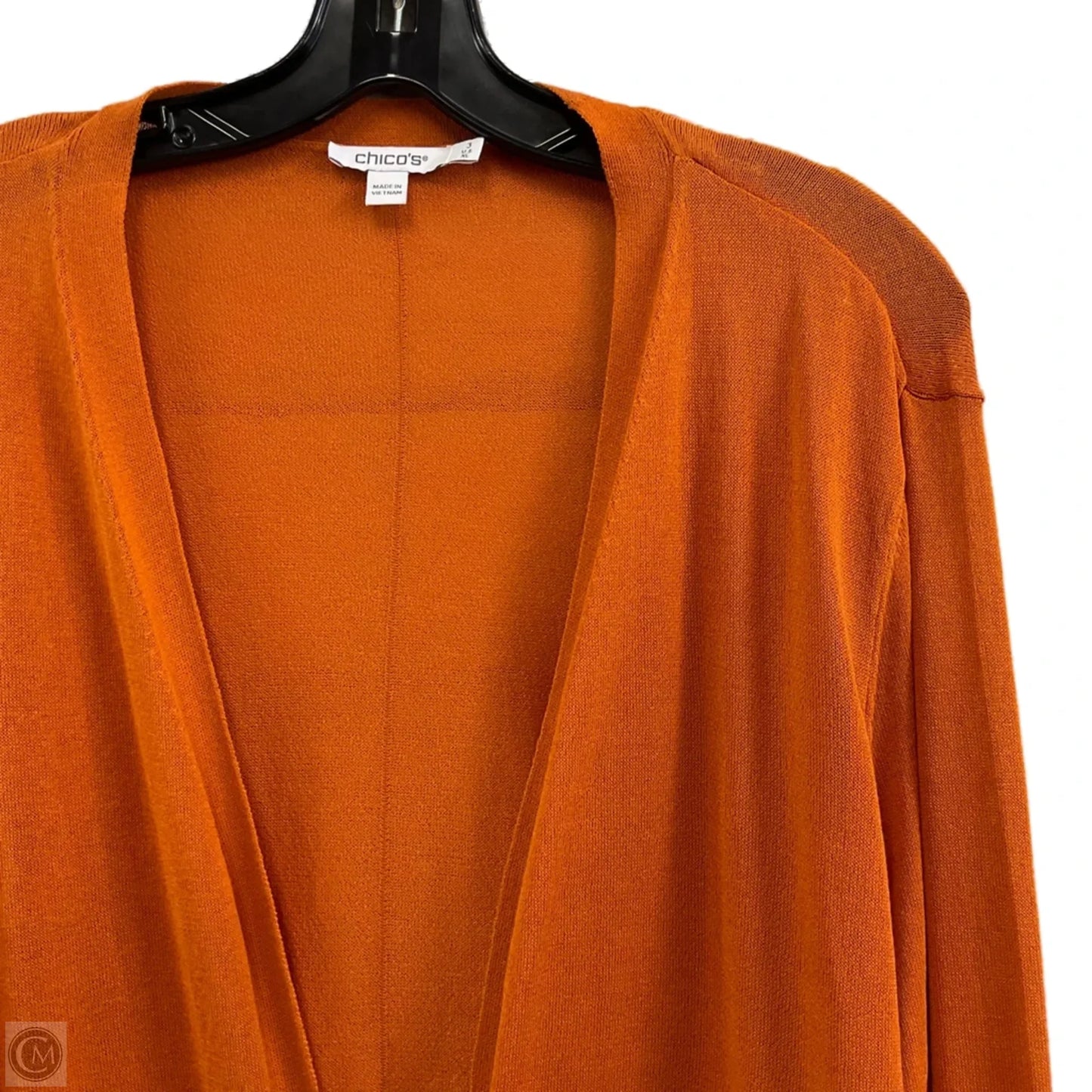 Cardigan By Chicos In Orange, Size: Xl