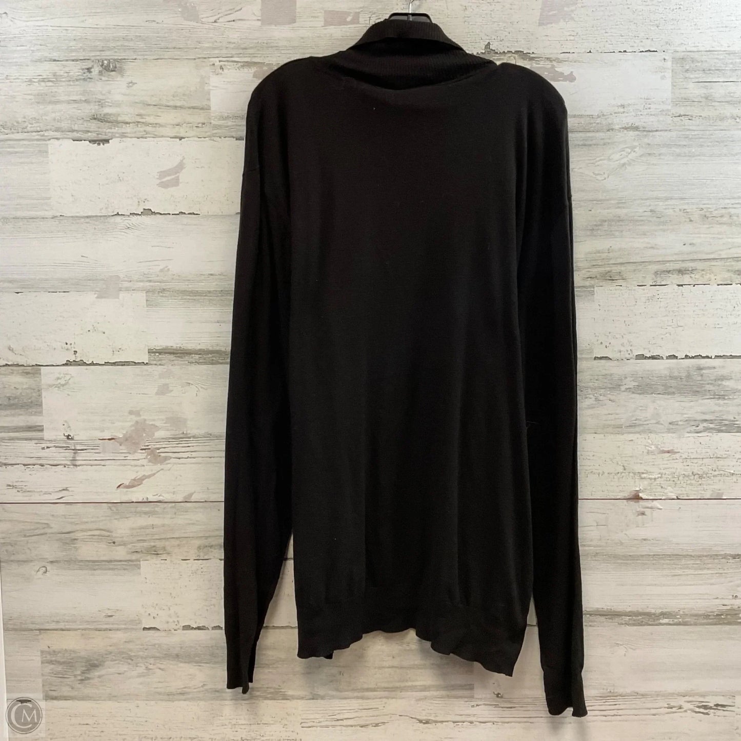 Top Long Sleeve By Sugar In Black, Size: 3x