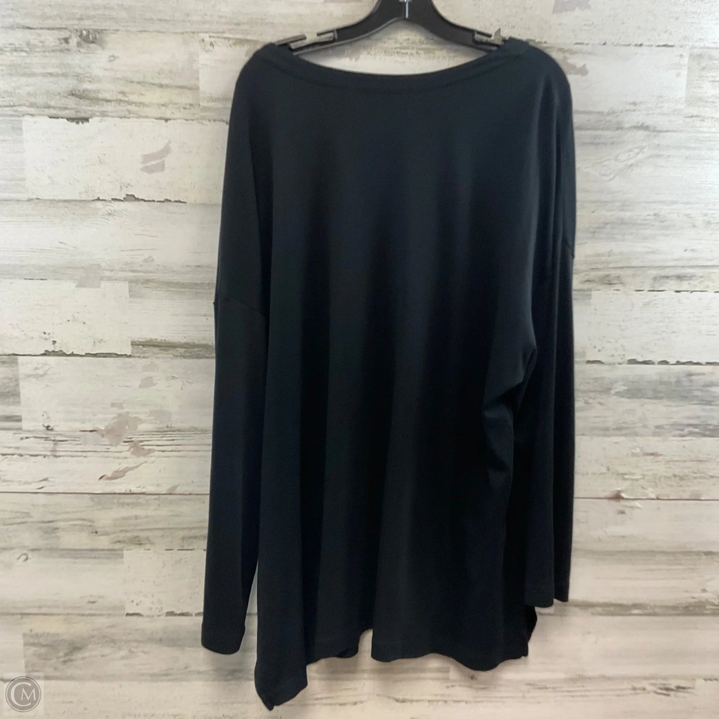 Top Long Sleeve By J. Jill In Black, Size: 3x