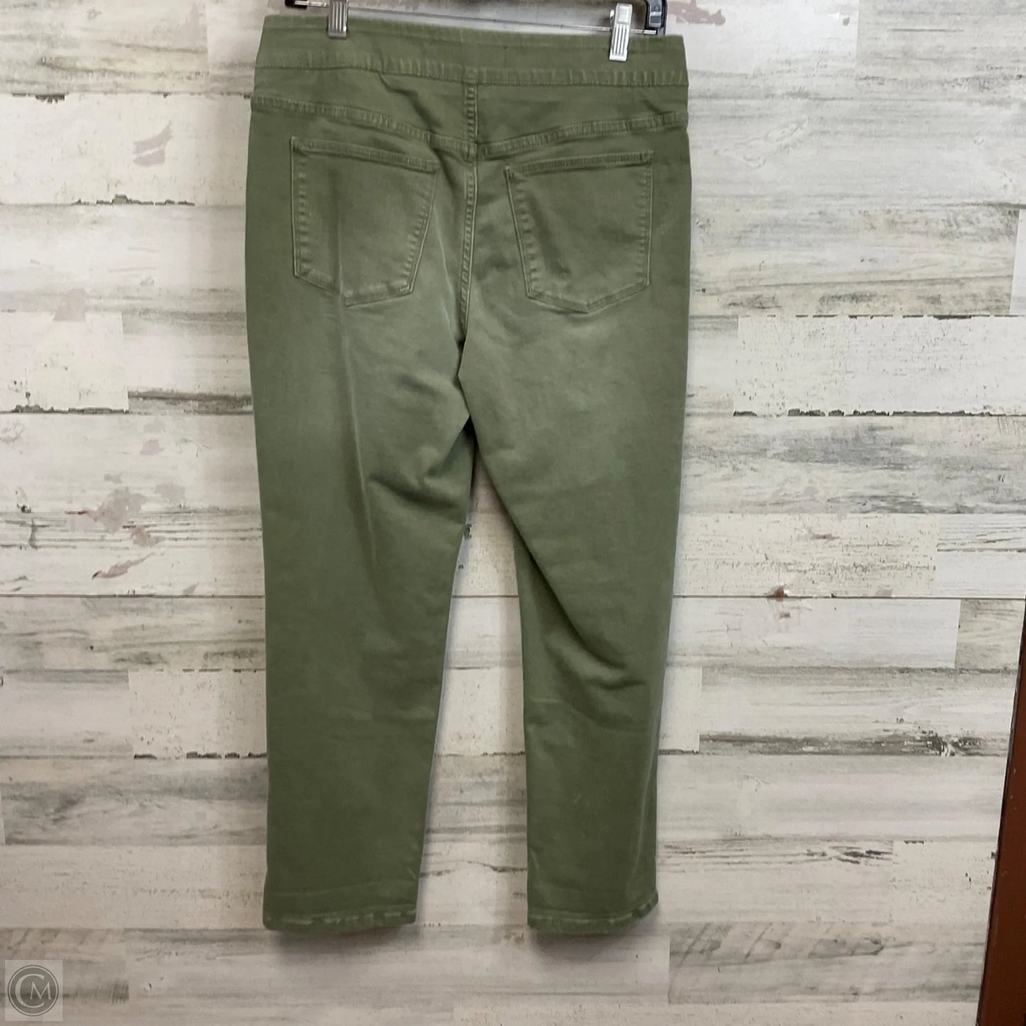 Jeans Straight By Soft Surroundings In Green Denim, Size: S