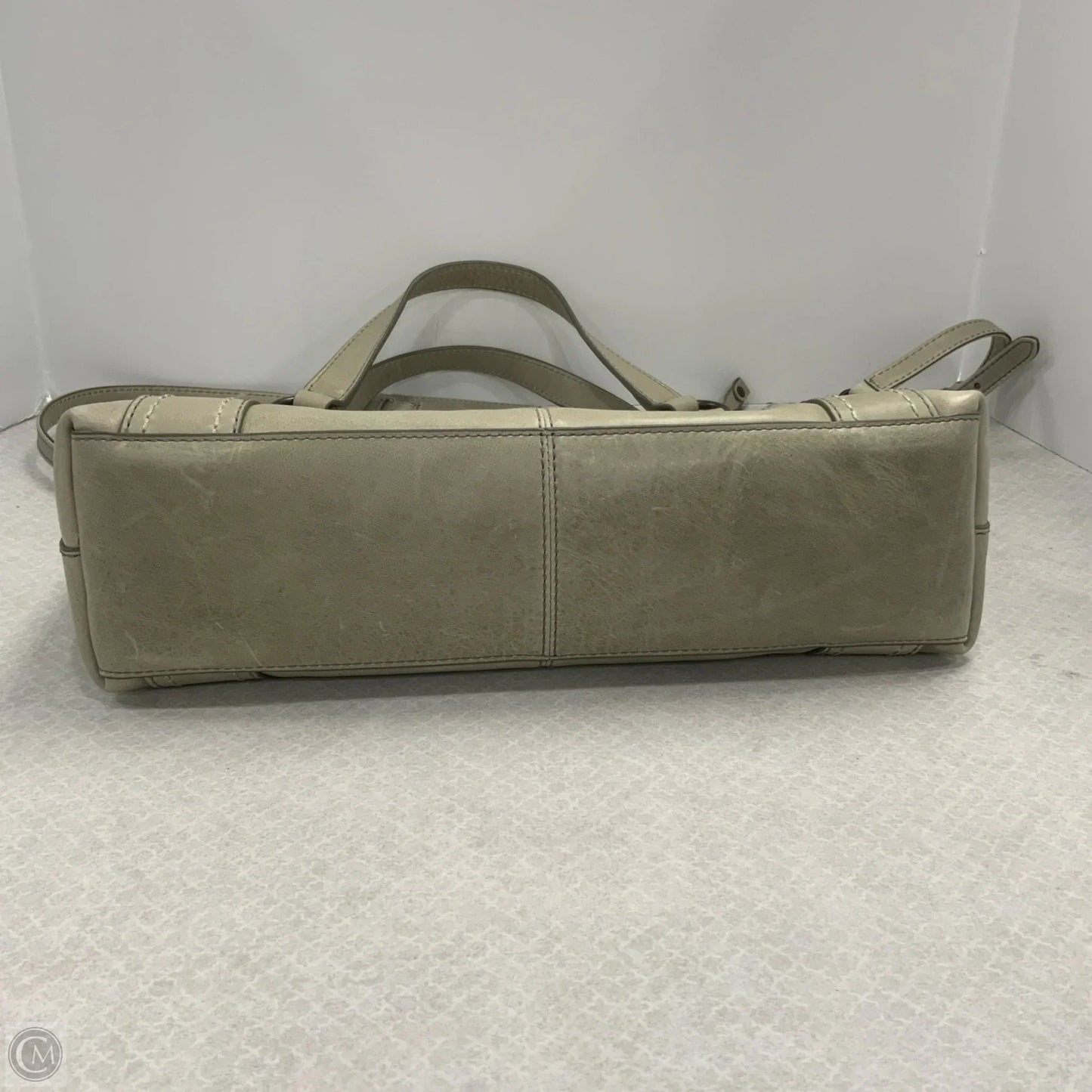 Handbag Leather By Frye, Size: Large