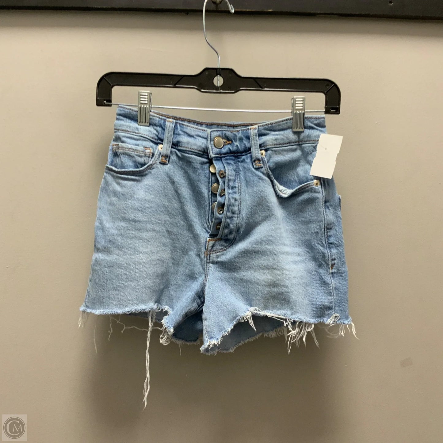 Shorts By Good American In Blue Denim, Size: 0