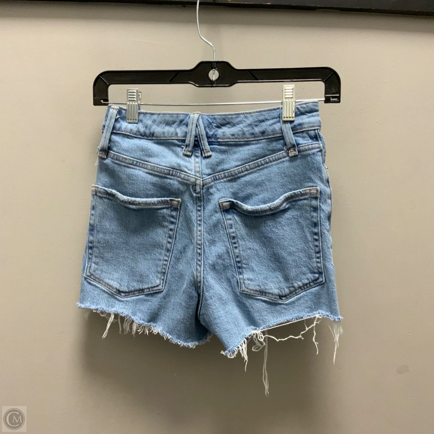 Shorts By Good American In Blue Denim, Size: 0