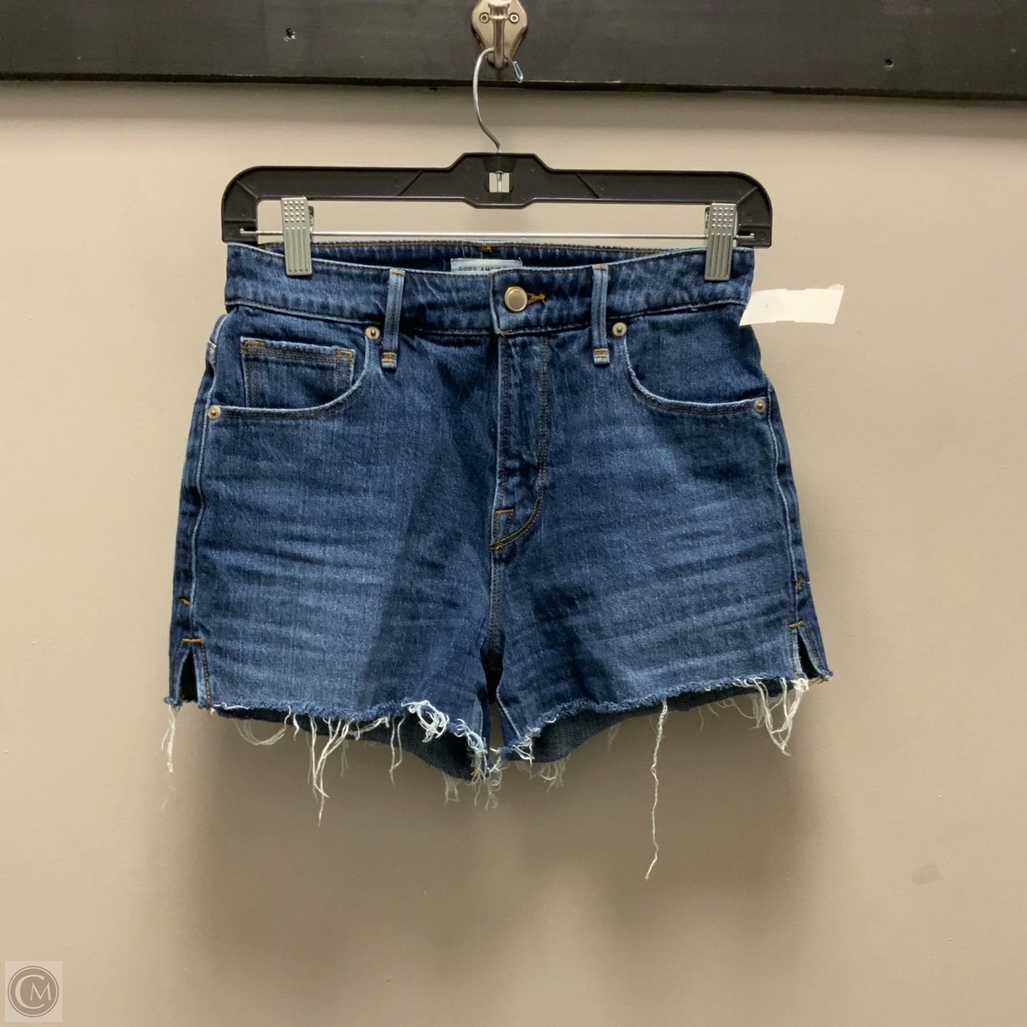 Shorts By Good American In Blue Denim, Size: 0