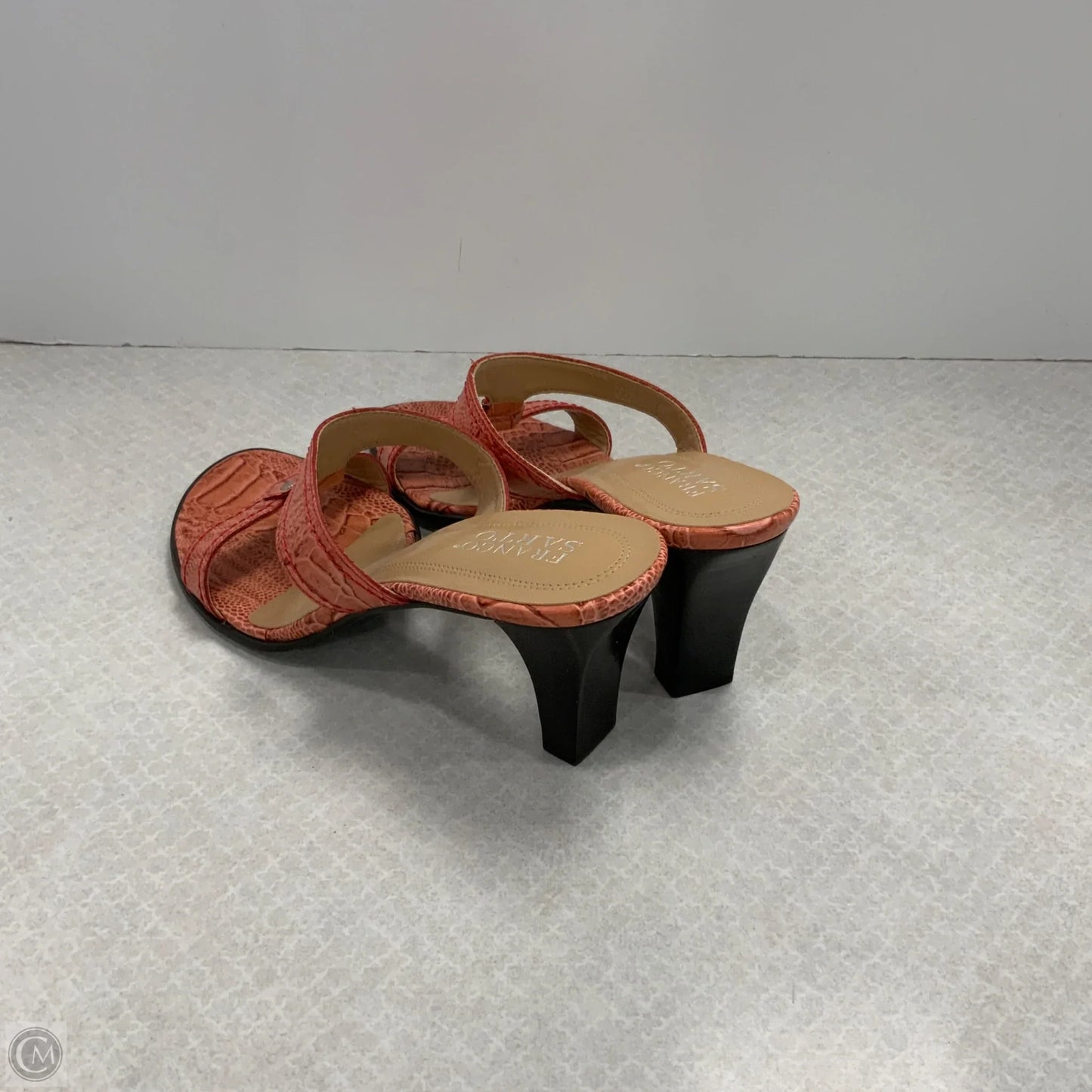 Sandals Heels Kitten By Franco Sarto In Pink, Size: 9