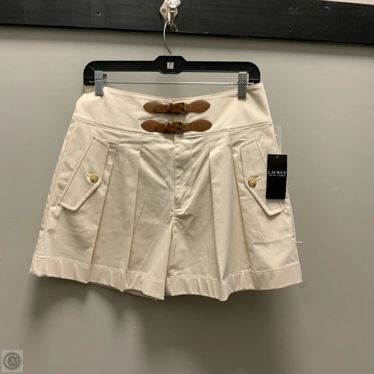 Shorts By Lauren By Ralph Lauren In Cream, Size: 4