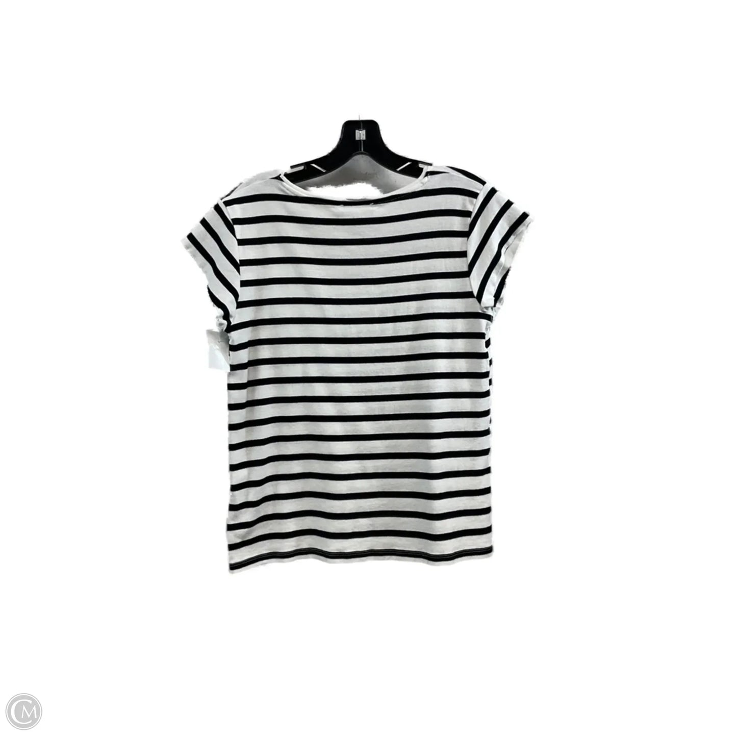 Top Short Sleeve By Zara In White, Size: L