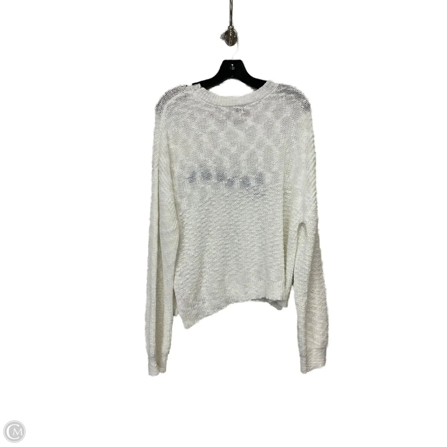 Sweater By Miami In White, Size: M