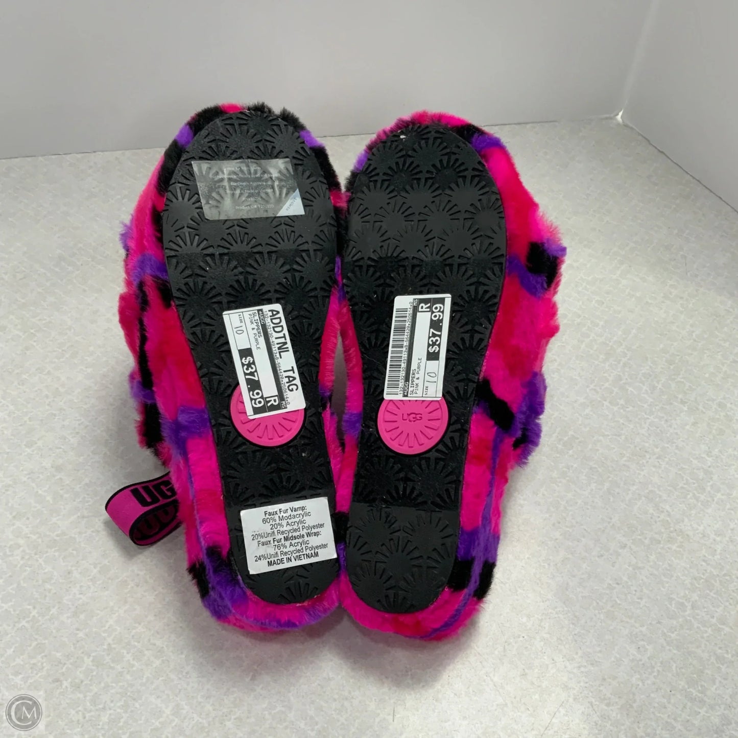 Slippers By Ugg In Pink & Purple in Size 10