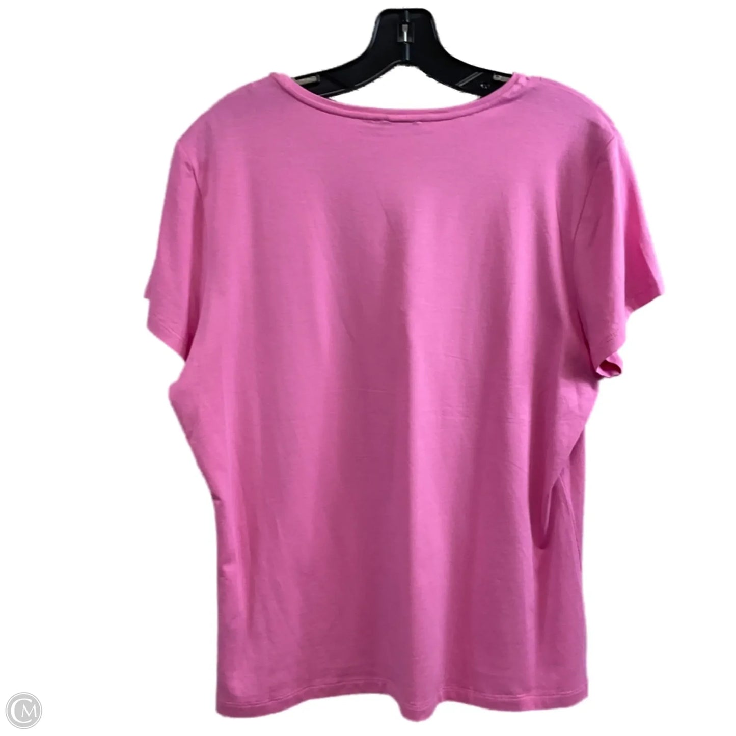Top Short Sleeve By J Mclaughlin In Pink, Size: Xl