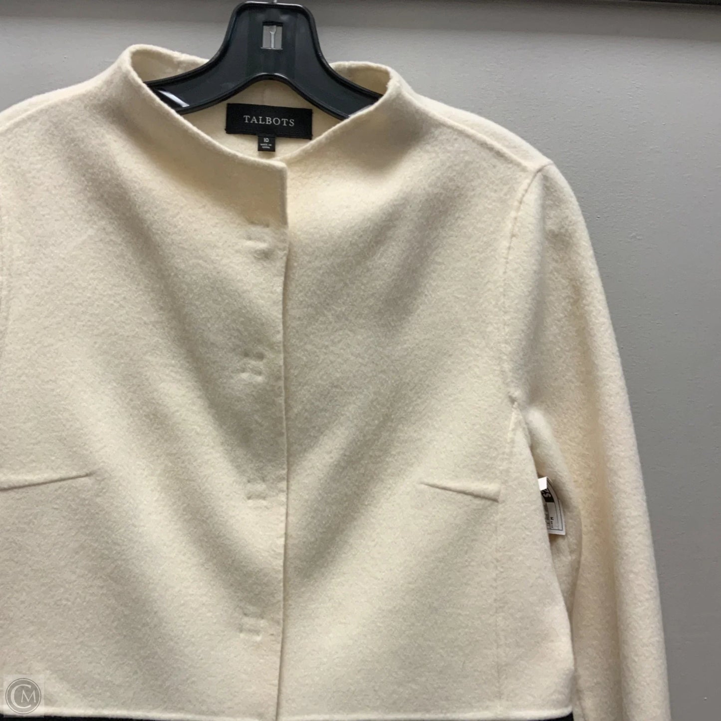 Jacket Other By Talbots In Cream, Size: M