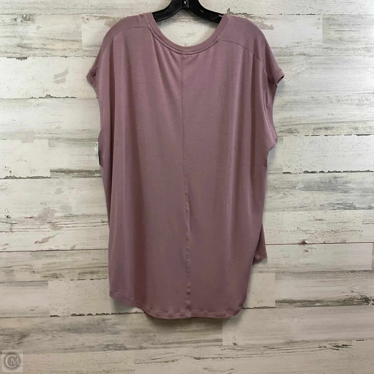 Athletic Top Short Sleeve By Athleta In Purple, Size: Xl