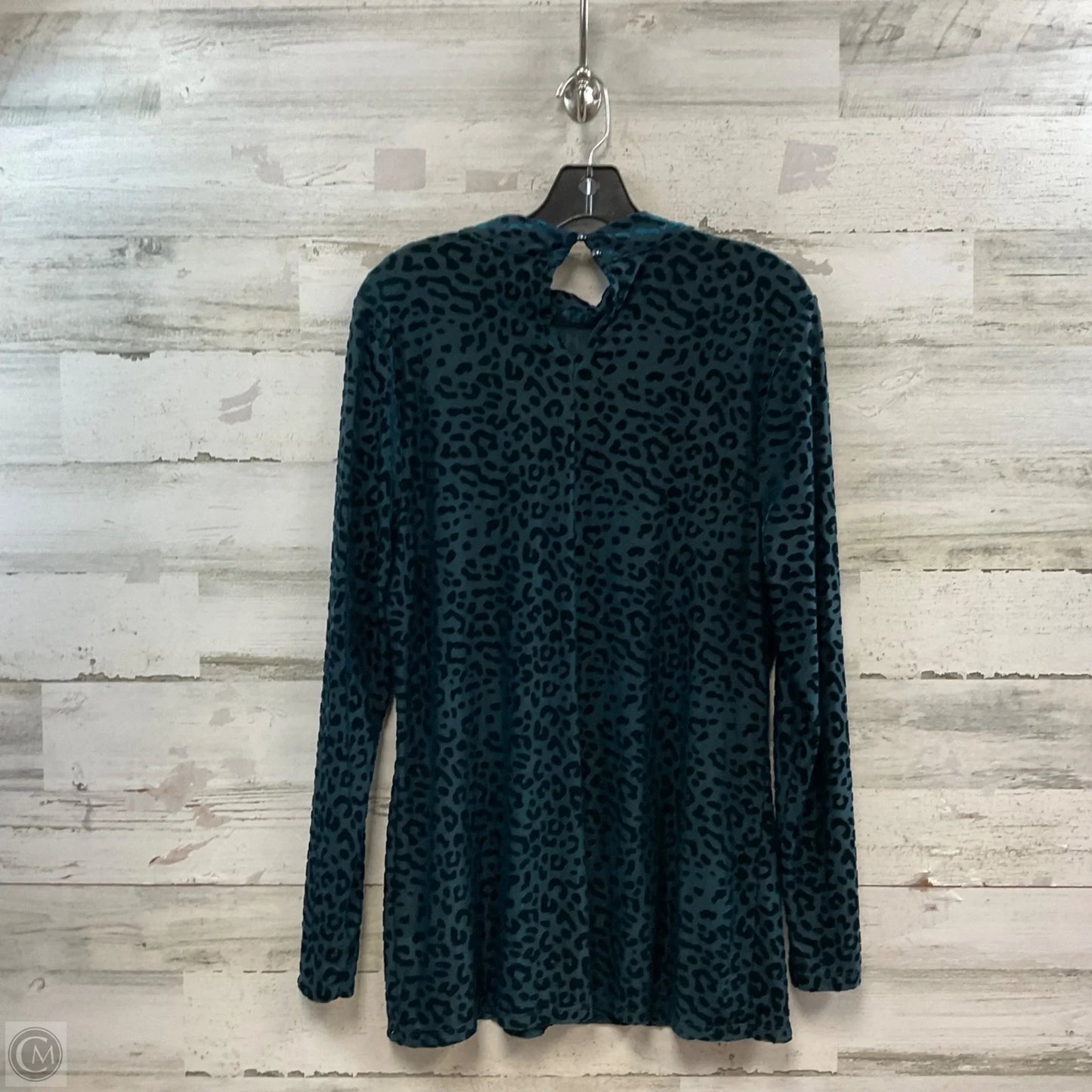 Blouse Long Sleeve By Lane Bryant In Green, Size: Xl