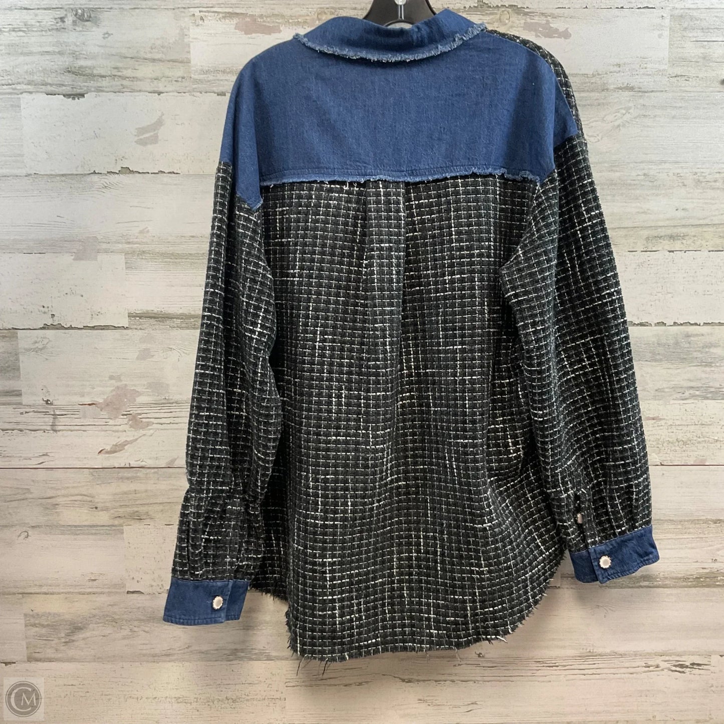 Top Long Sleeve By Umgee In Blue, Size: L