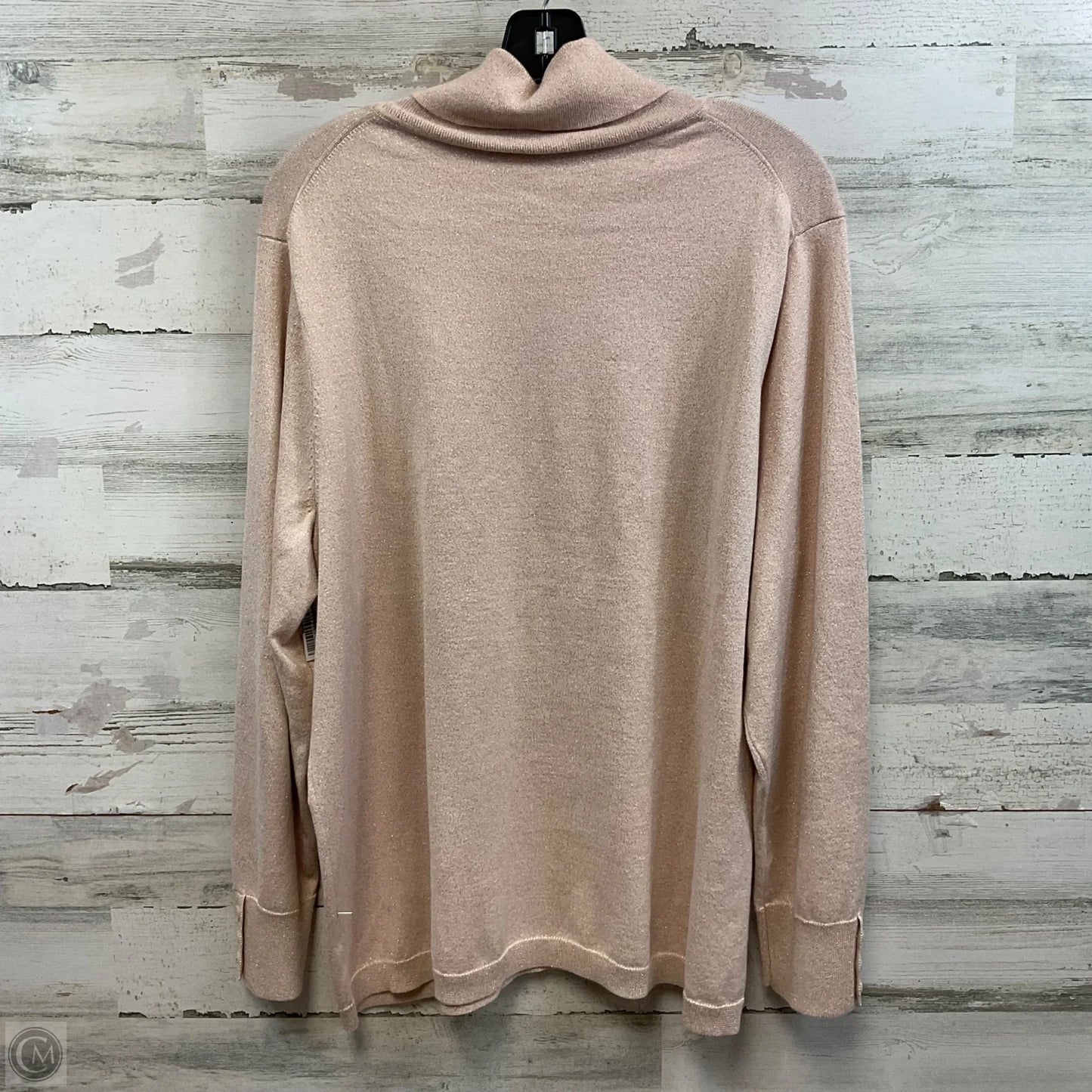 Sweater By Talbots In Pink, Size: 2x