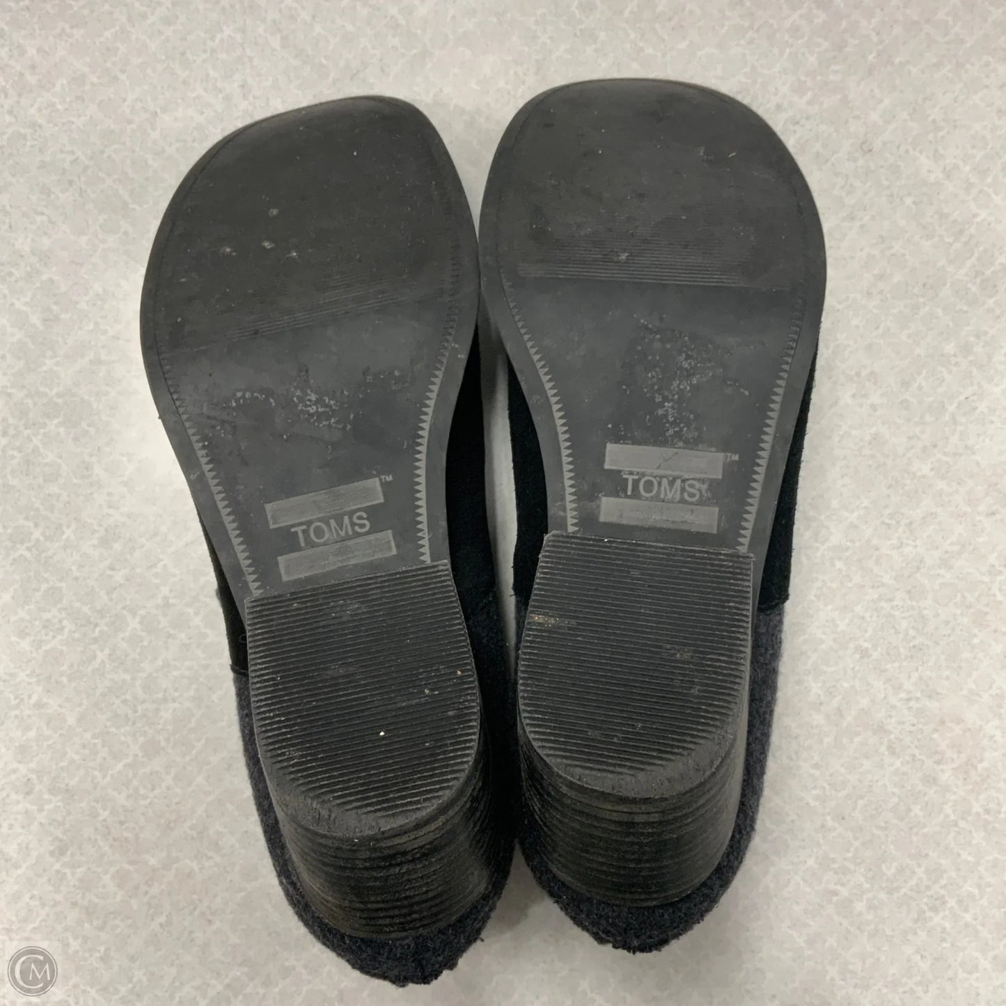 Boots Ankle Heels By Toms In Black, Size: 7.5