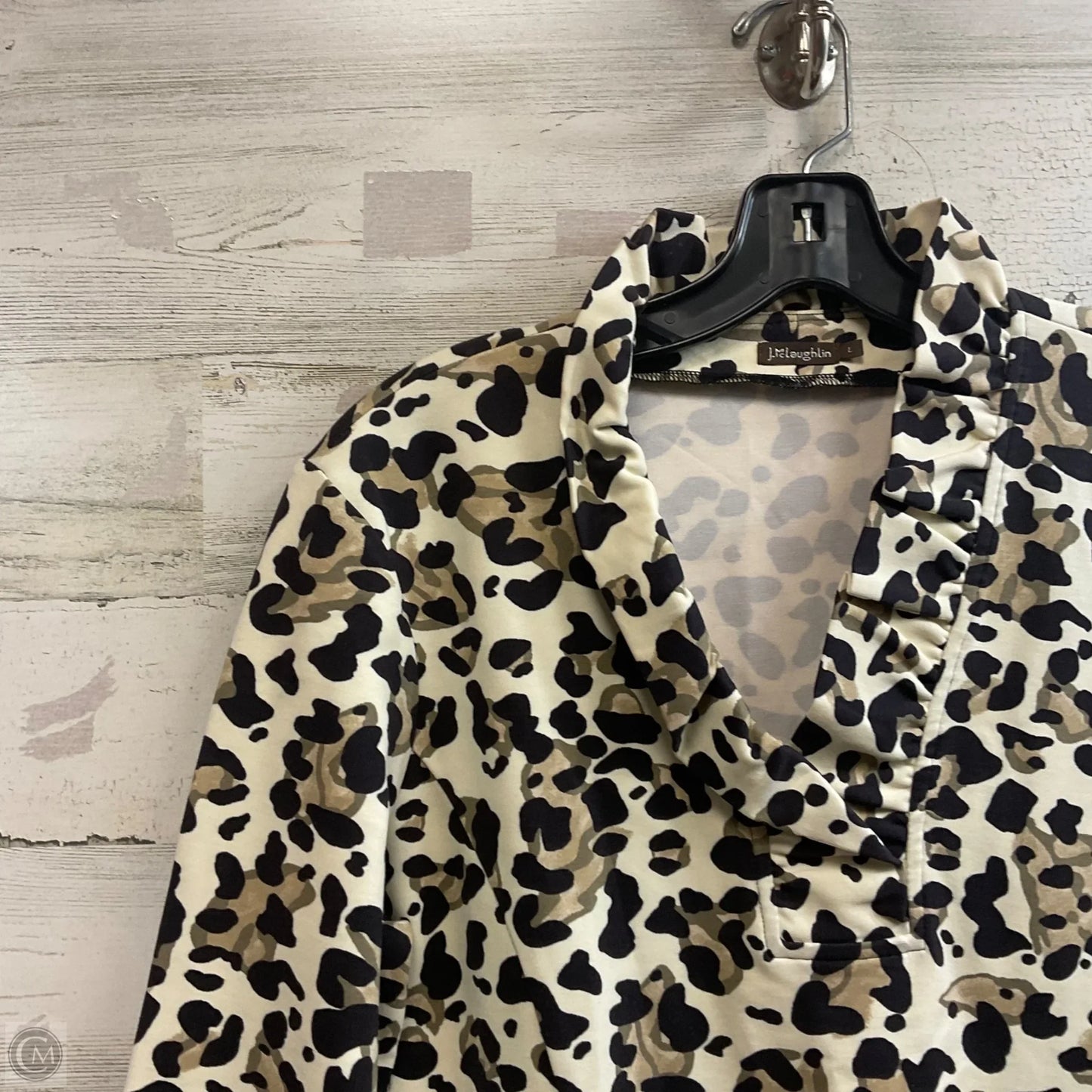 Dress Casual Midi By J Mclaughlin In Animal Print, Size: L