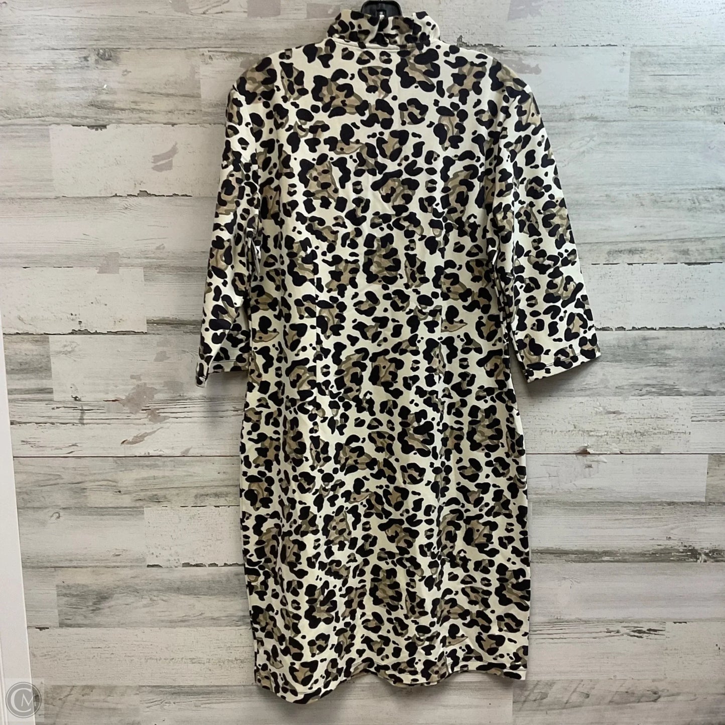 Dress Casual Midi By J Mclaughlin In Animal Print, Size: L