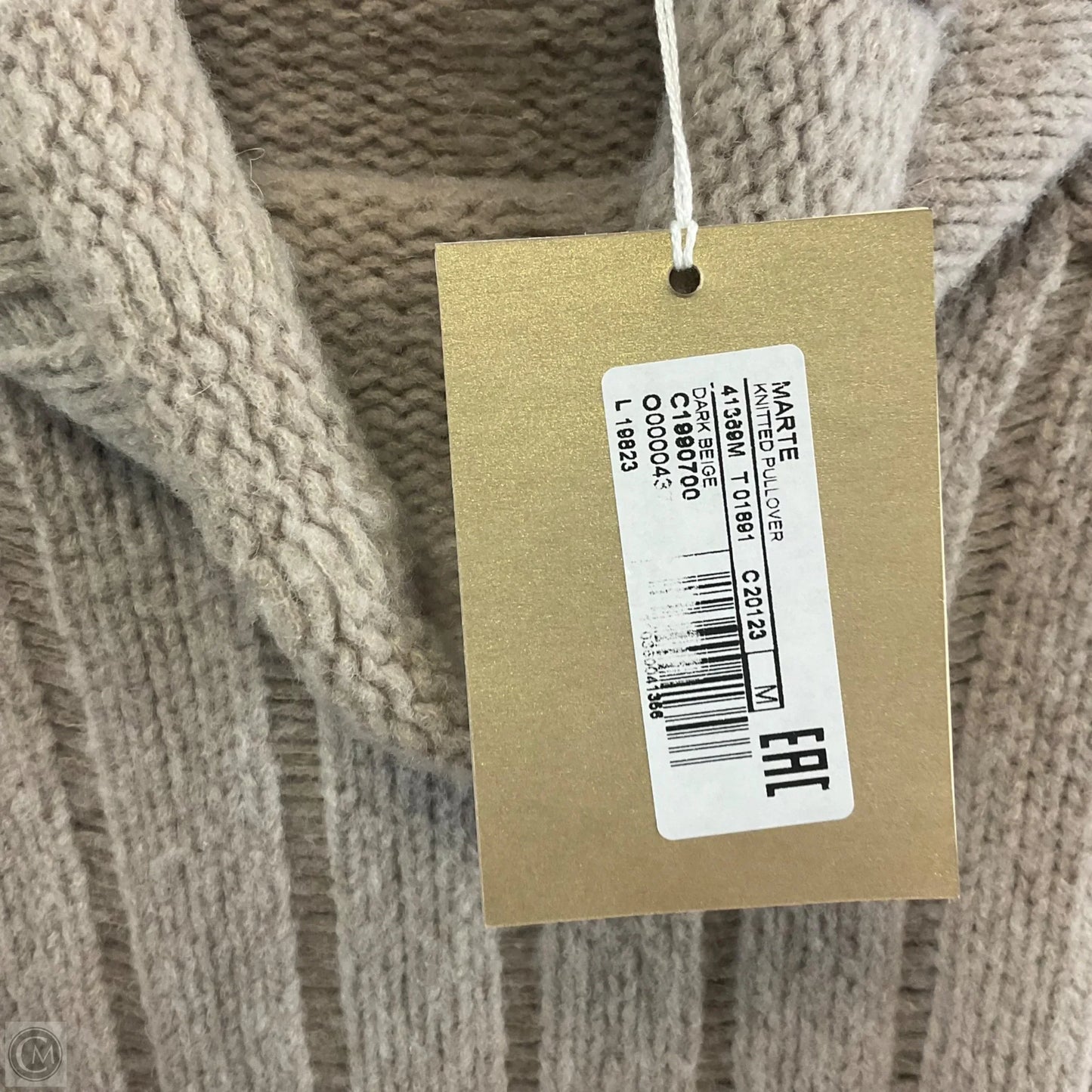 Sweater By ANTONELLI In Tan, Size: M