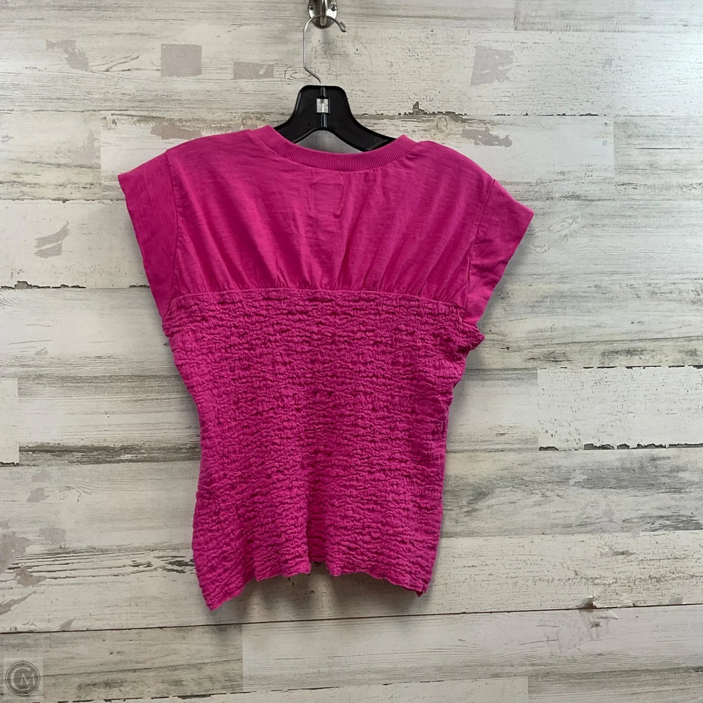 Top Short Sleeve By Maeve In Pink, Size: S