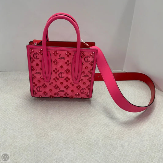 Handbag Luxury Designer By Christian Louboutin, Size: Small
