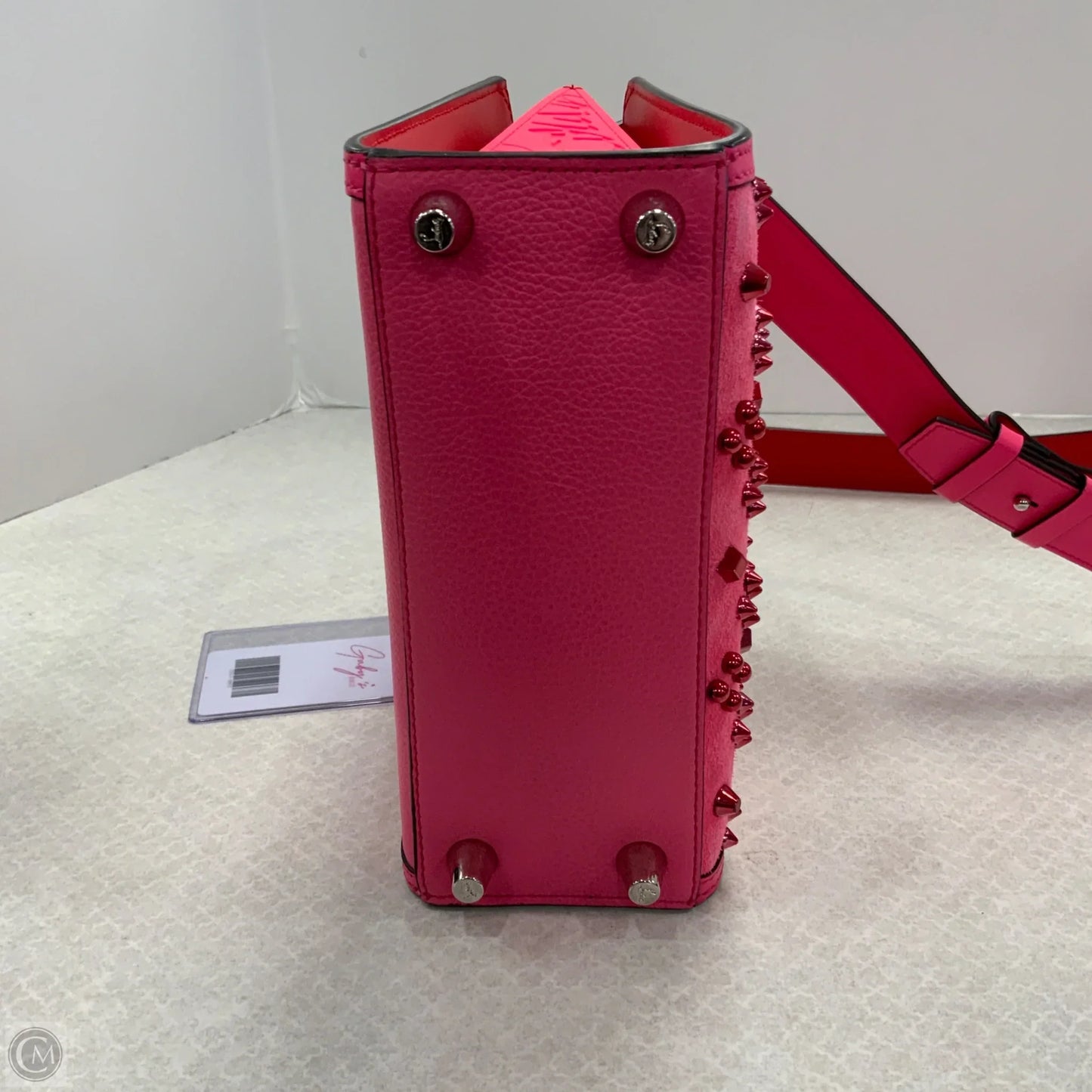 Handbag Luxury Designer By Christian Louboutin, Size: Small