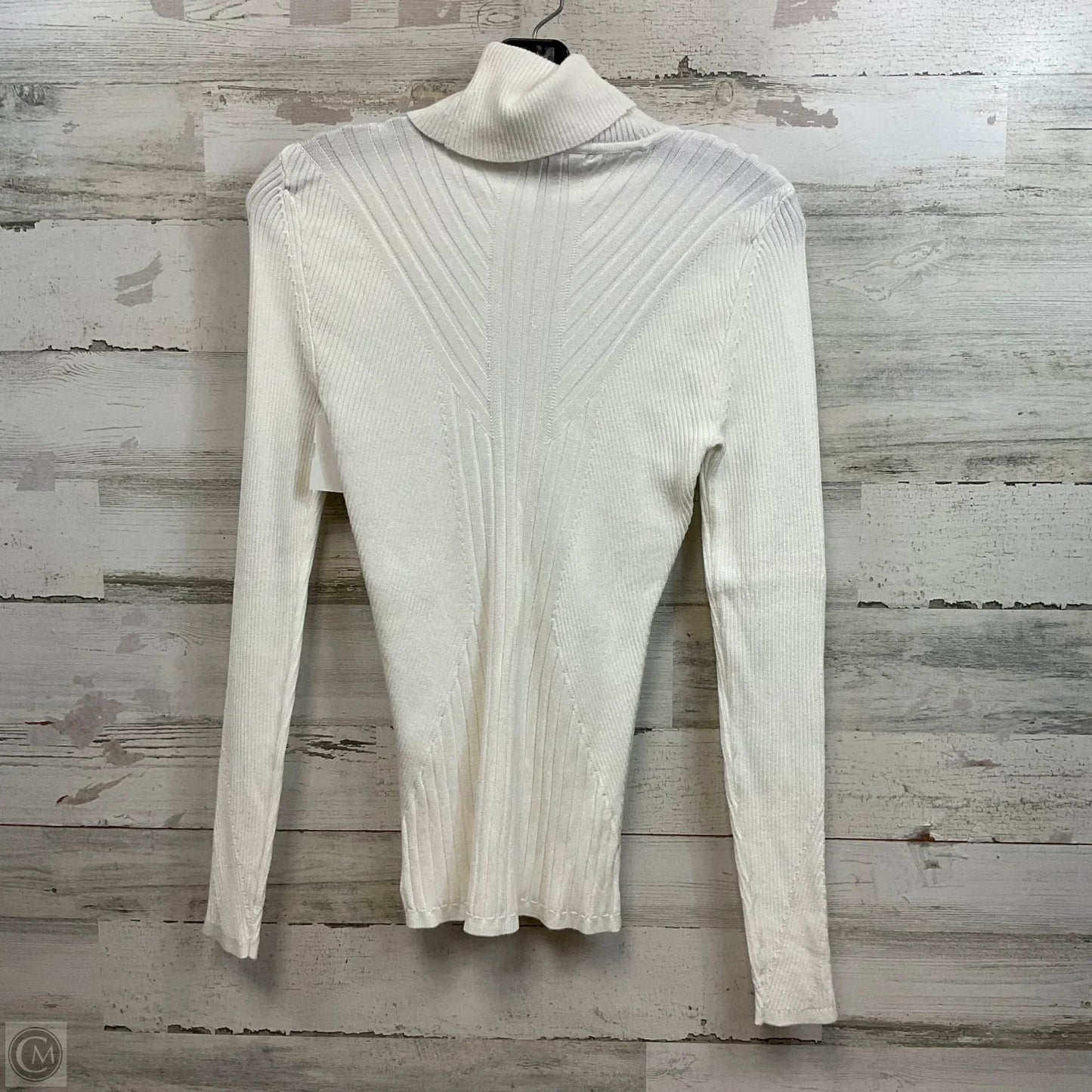 Top Long Sleeve By White House Black Market In White, Size: Xs