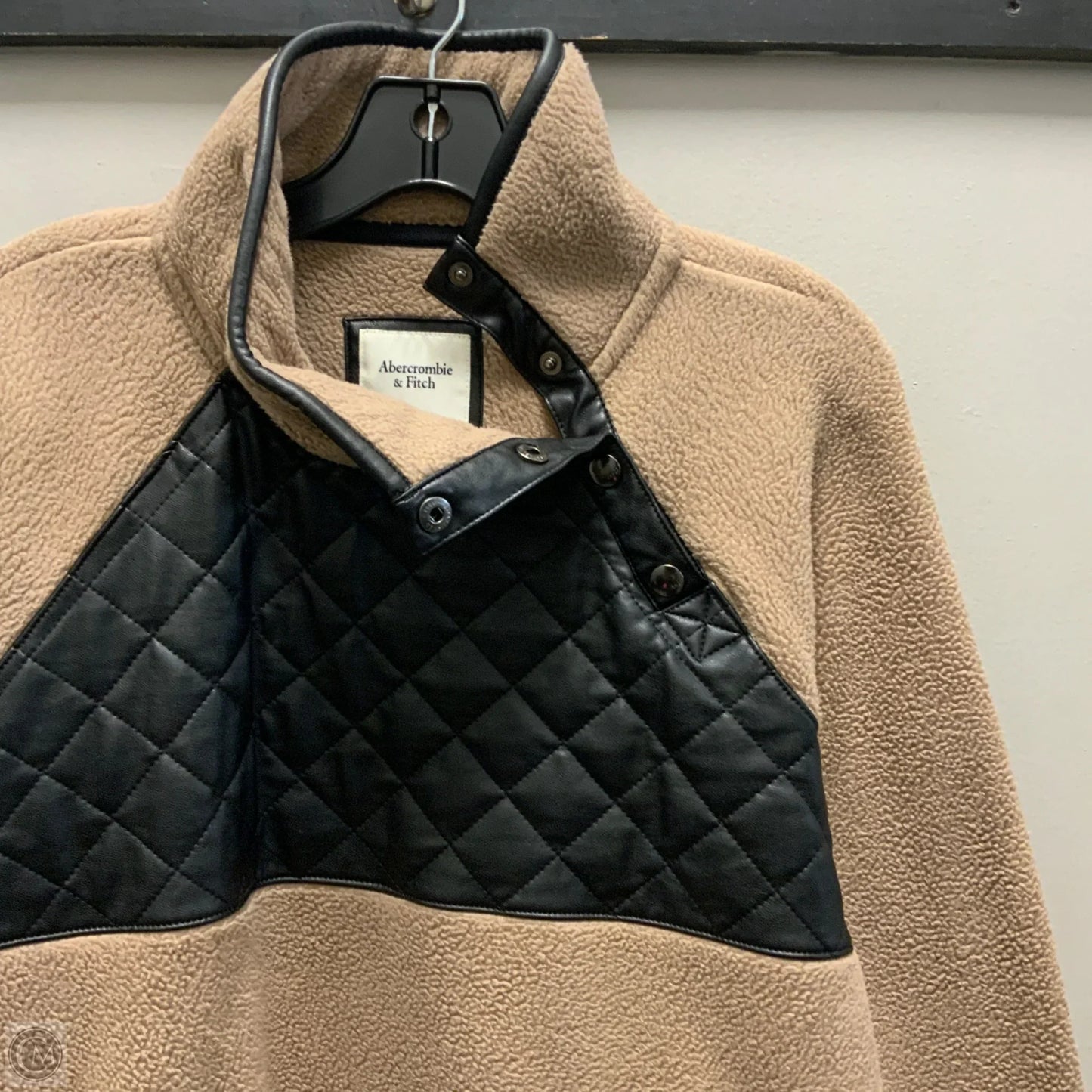 Jacket Fleece By Abercrombie And Fitch In Brown, Size: M