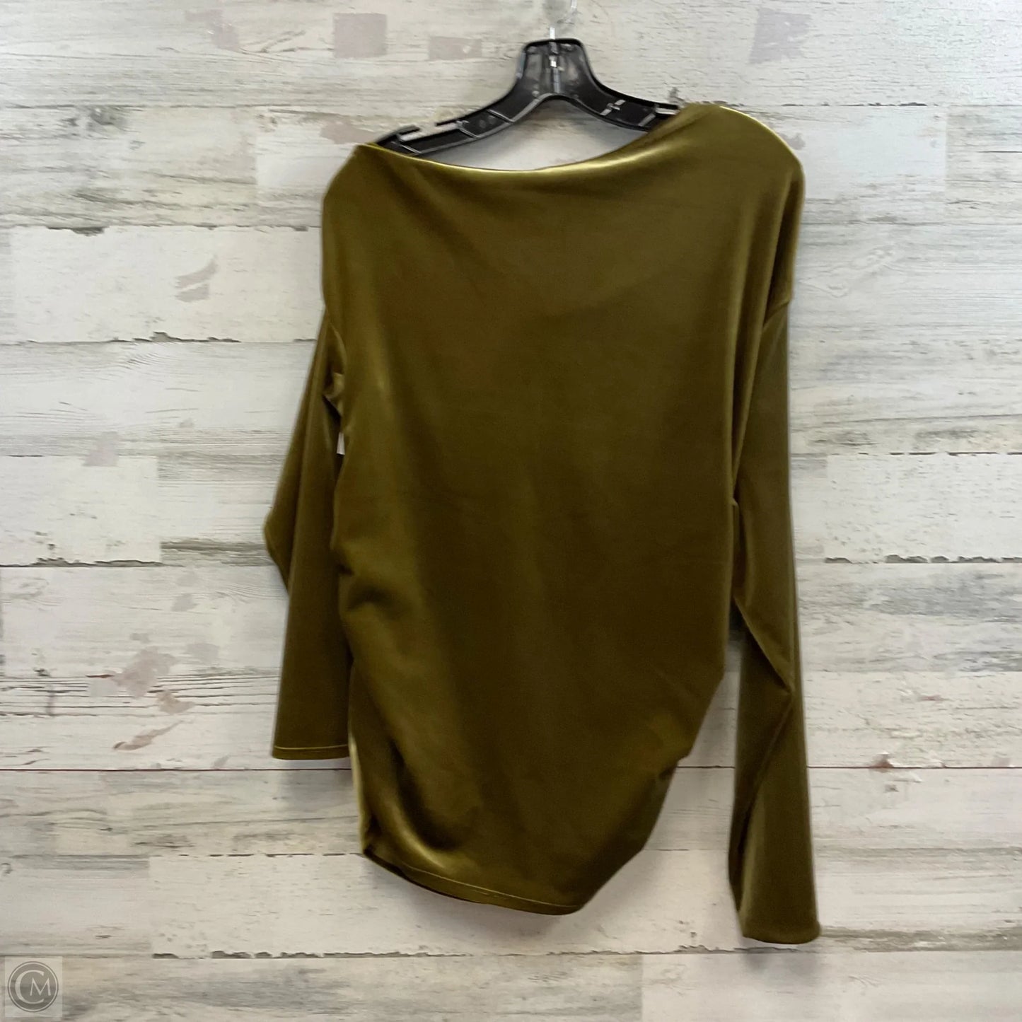 Blouse Long Sleeve By Abercrombie And Fitch In Green, Size: Xl