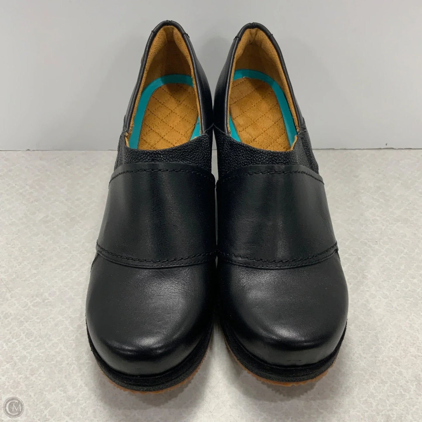 Shoes Heels Block By Mozo In Black, Size: 10.5
