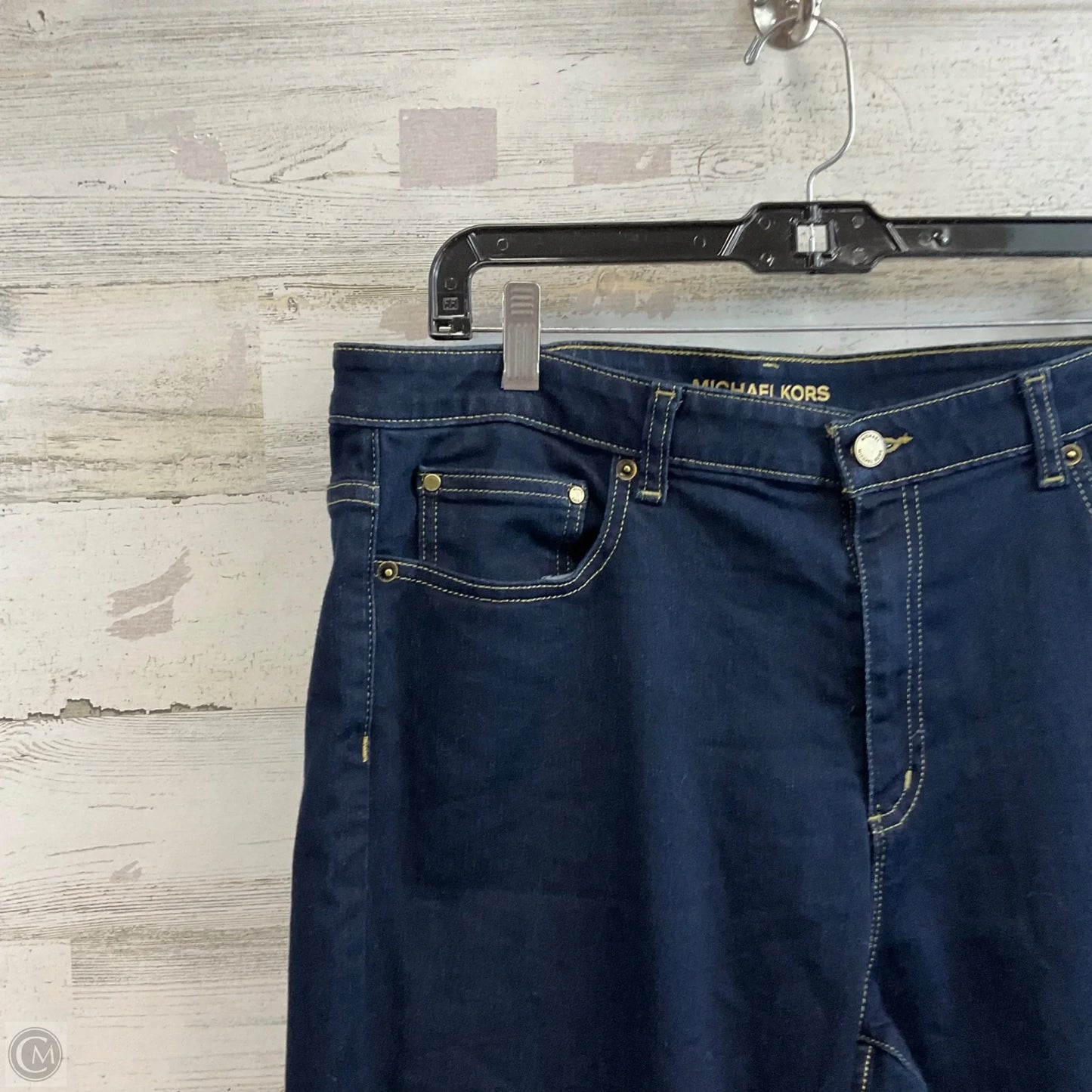 Jeans Designer By Michael Kors In Blue Denim, Size: 16