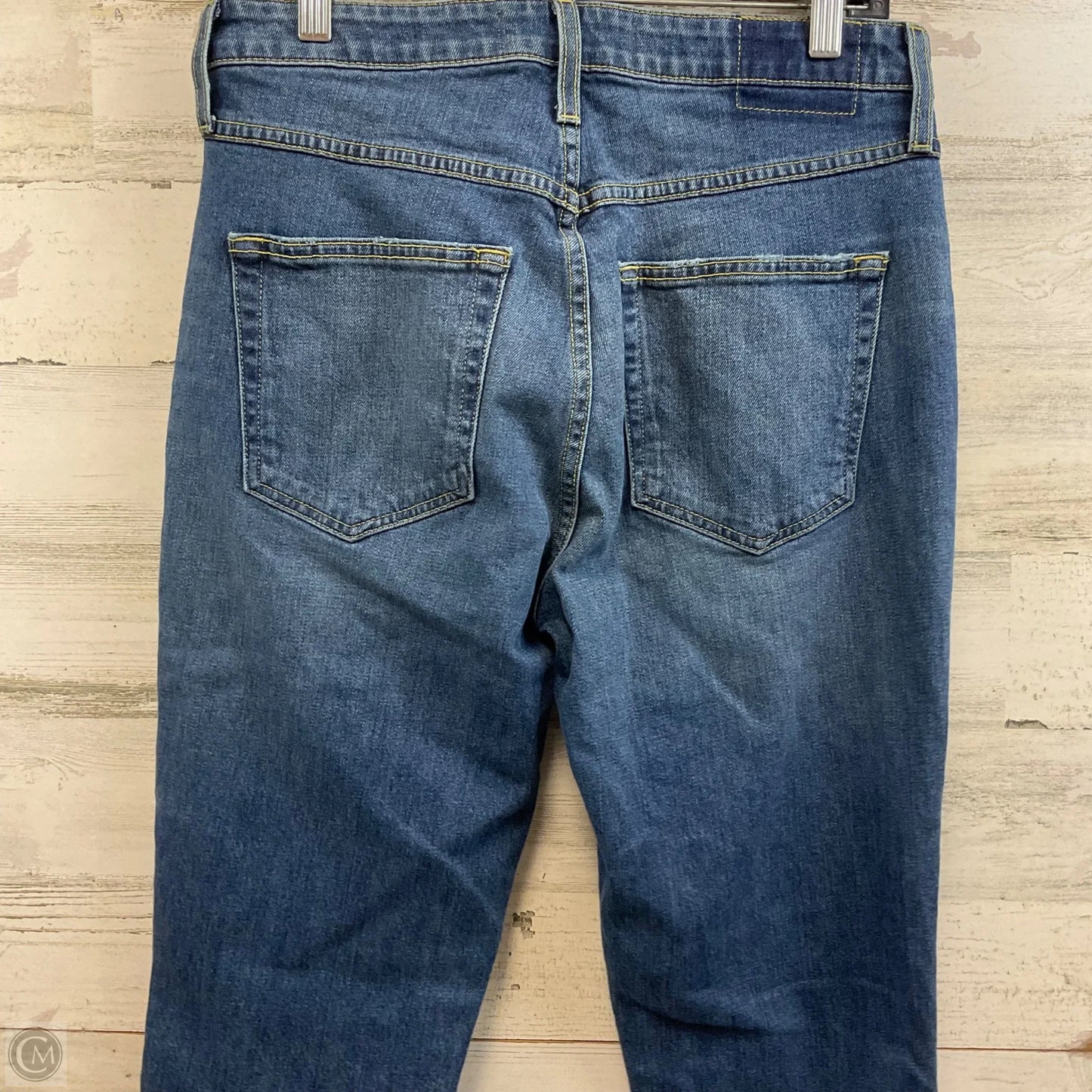 Jeans Straight By Amo In Blue Denim, Size: 8