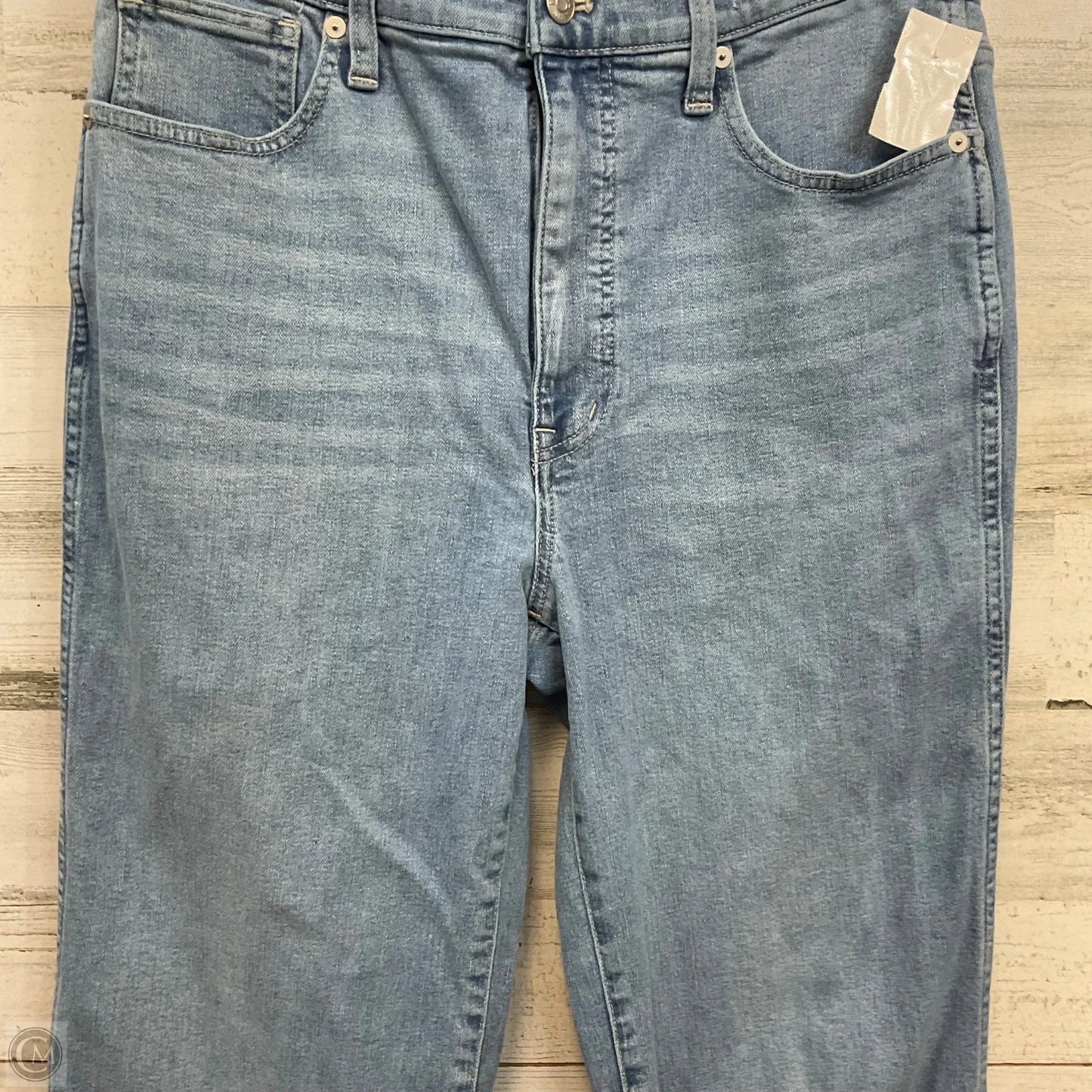 Jeans Flared By Madewell In Blue Denim, Size: 10