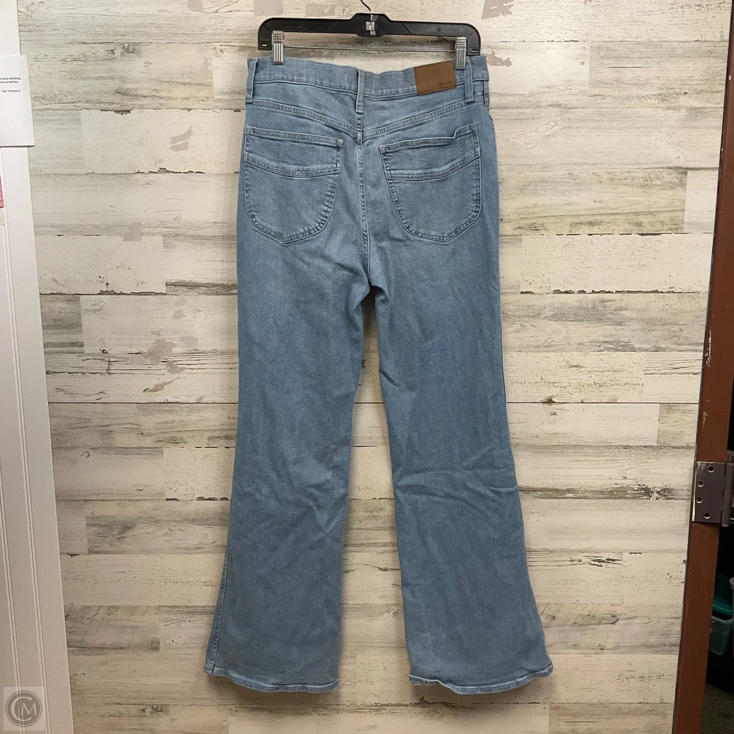 Jeans Flared By Madewell In Blue Denim, Size: 10