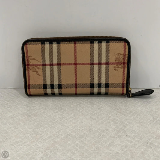 Wallet Luxury Designer By Burberry, Size: Medium