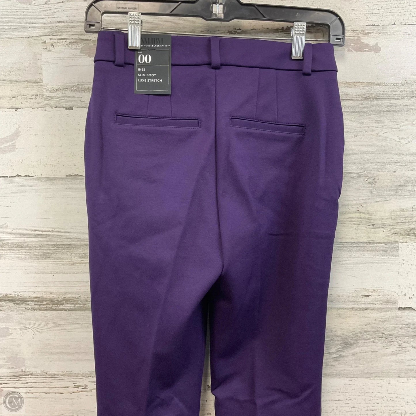 Pants Dress By White House Black Market In Purple, Size: 0