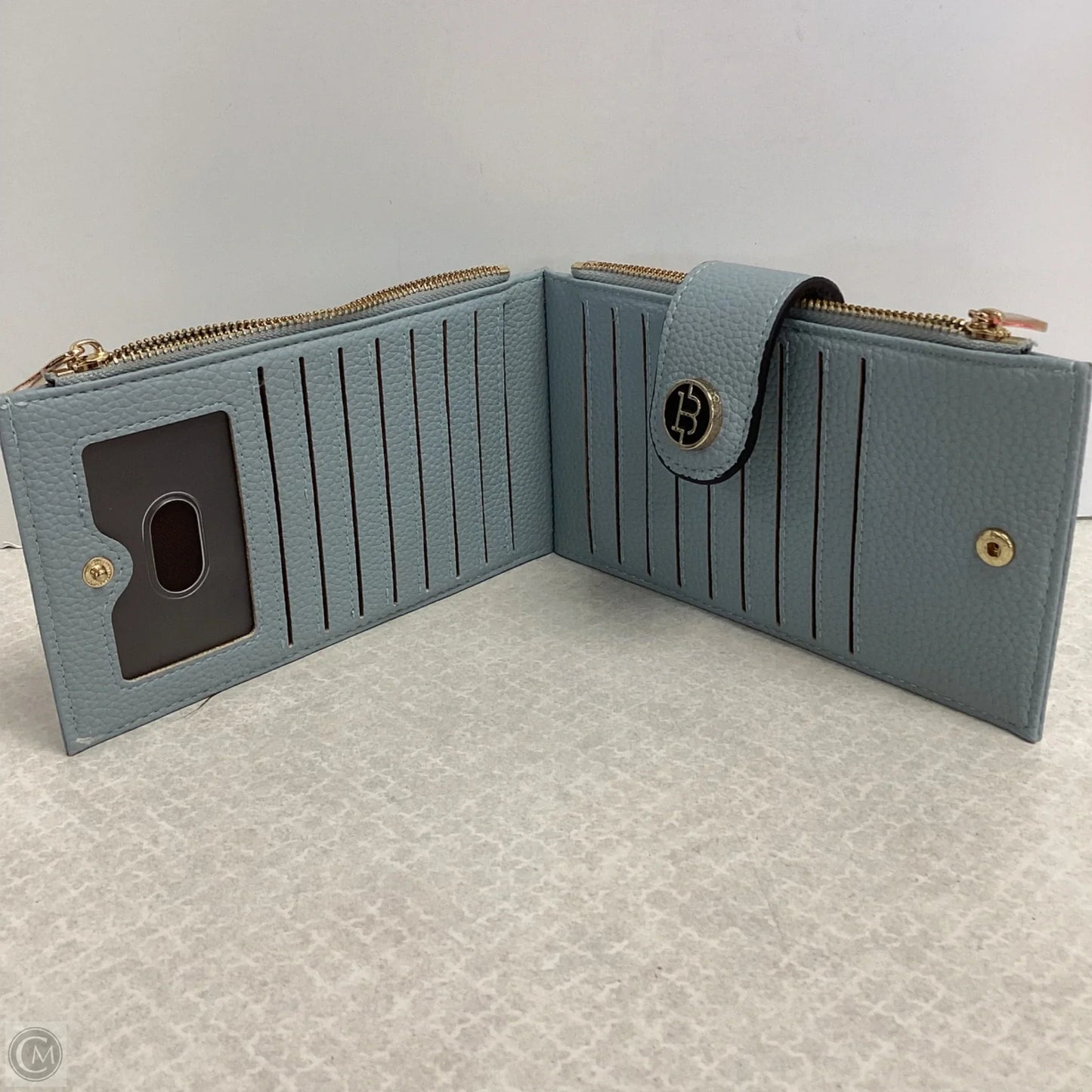 Wallet Leather By Clothes Mentor, Size: Medium
