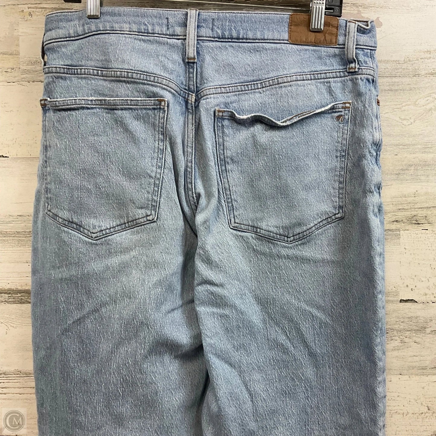Jeans Wide Leg By Madewell In Blue Denim, Size: 12